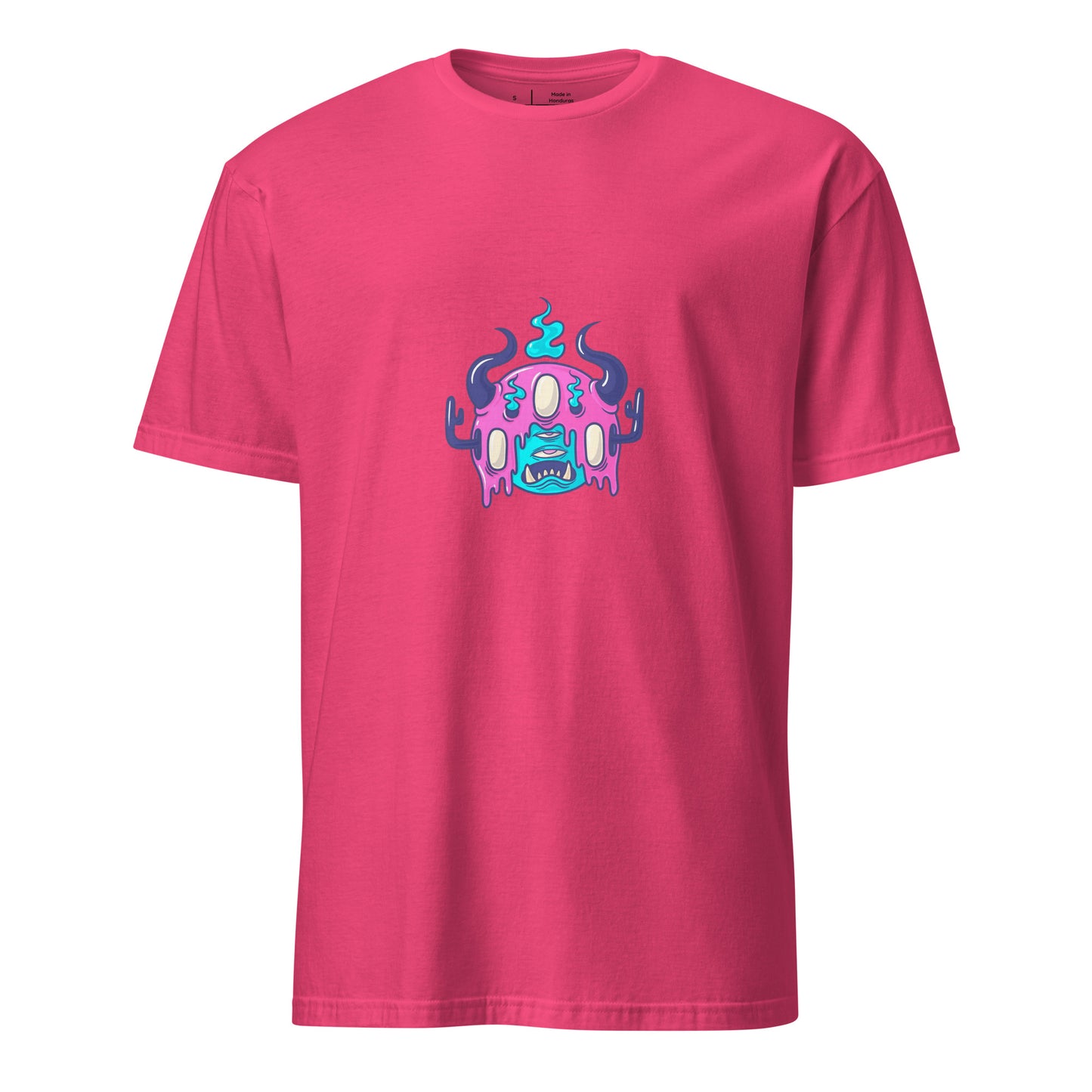 Monsta 3 - Urban Monsta Collection - Short-Sleeve Unisex T-Shirt - Graphic Tee - Heliconia - Front
