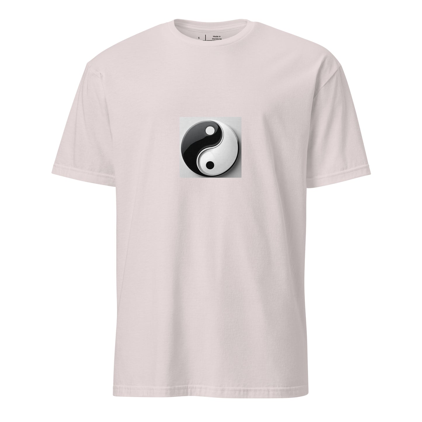 Yinyang - Iconic Taoist Symbol - Short-Sleeve Unisex T-Shirt - Graphic Tee - Ice Grey - Front