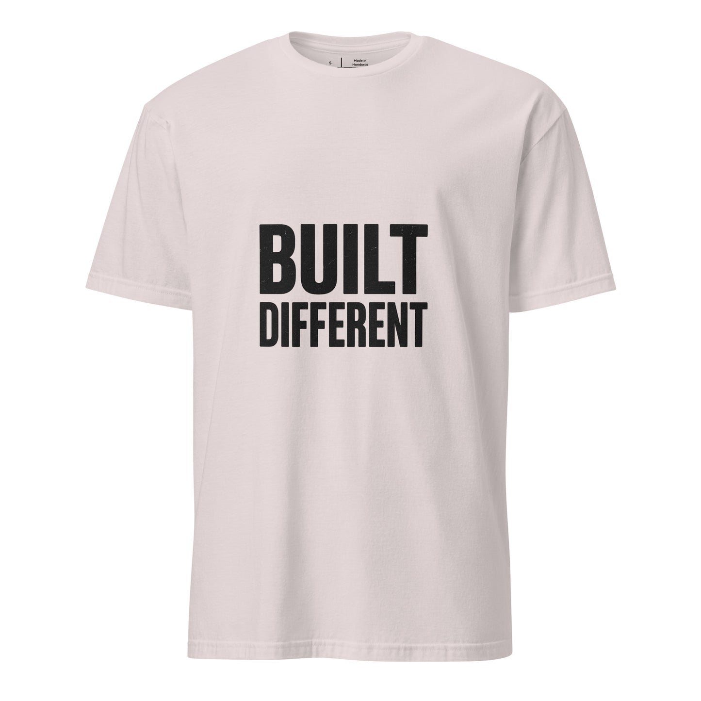 Built Different - Standout Statement - Short-Sleeve T-Shirt - Graphic Tee - Ice Grey - Front