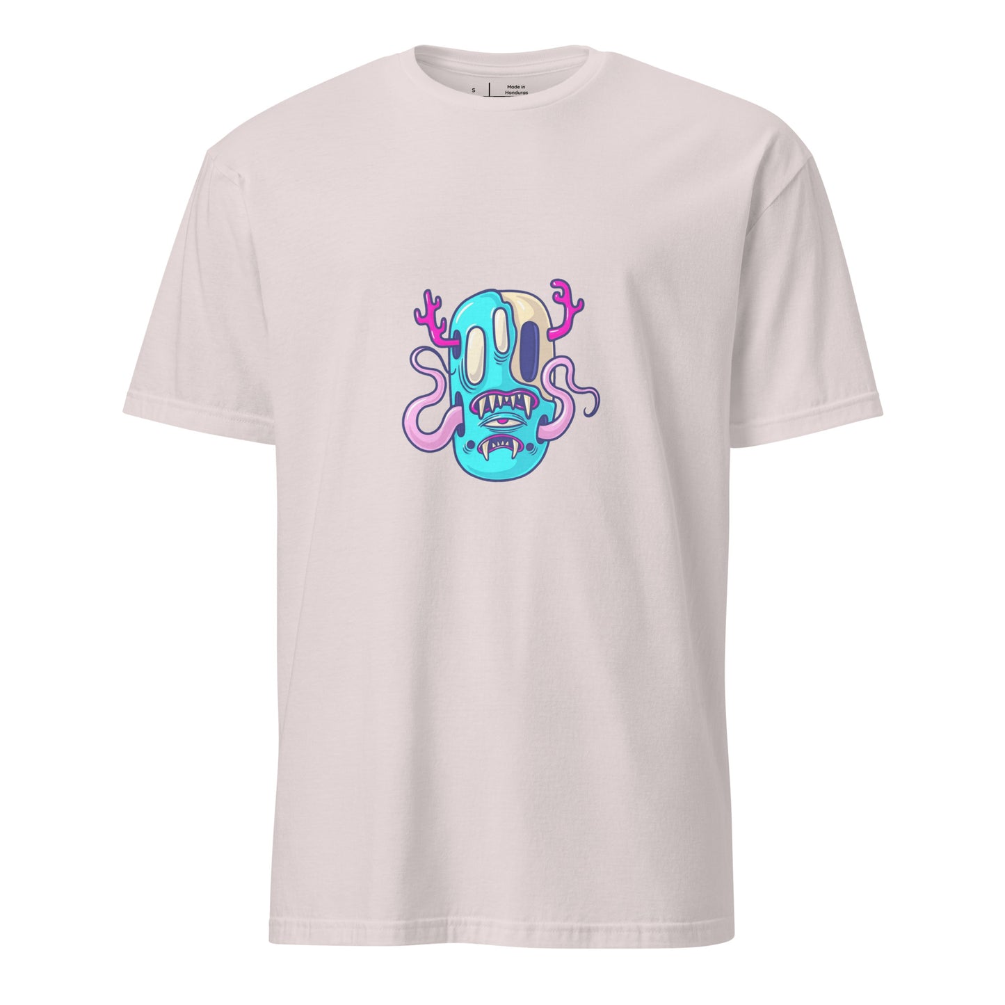 Monsta 4 - Monsta Collection - Short-Sleeve Unisex T-Shirt - Graphic Tee - Ice Grey - Front