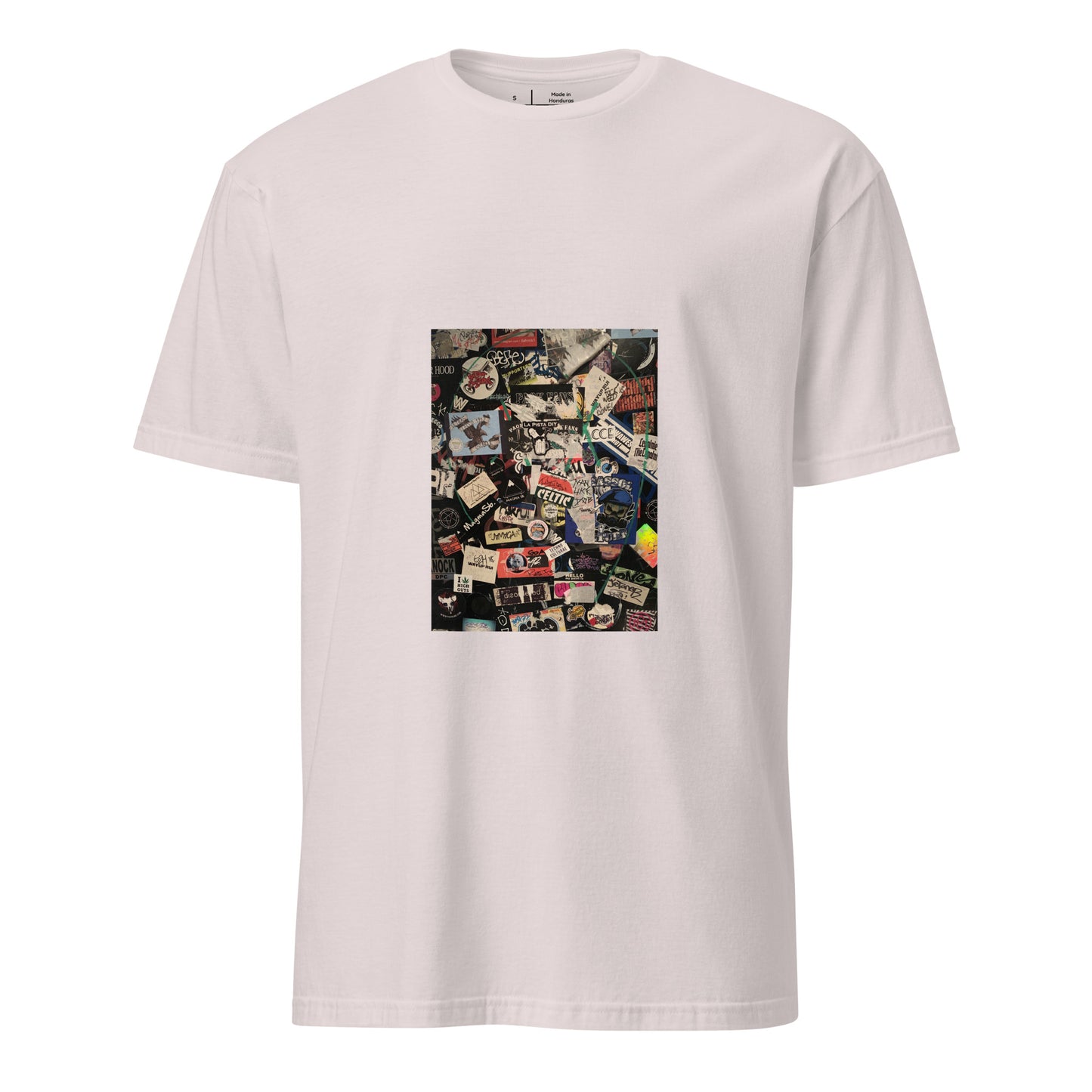Graffiti - Street Art - Short-Sleeve Unisex T-Shirt - Graphic Tee - Ice Grey - Front