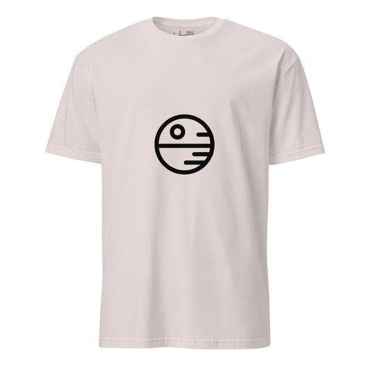 D-Star - "Galactic Station" - Short-Sleeve Unisex T-Shirt - Graphic Tee - Ice Grey - Front