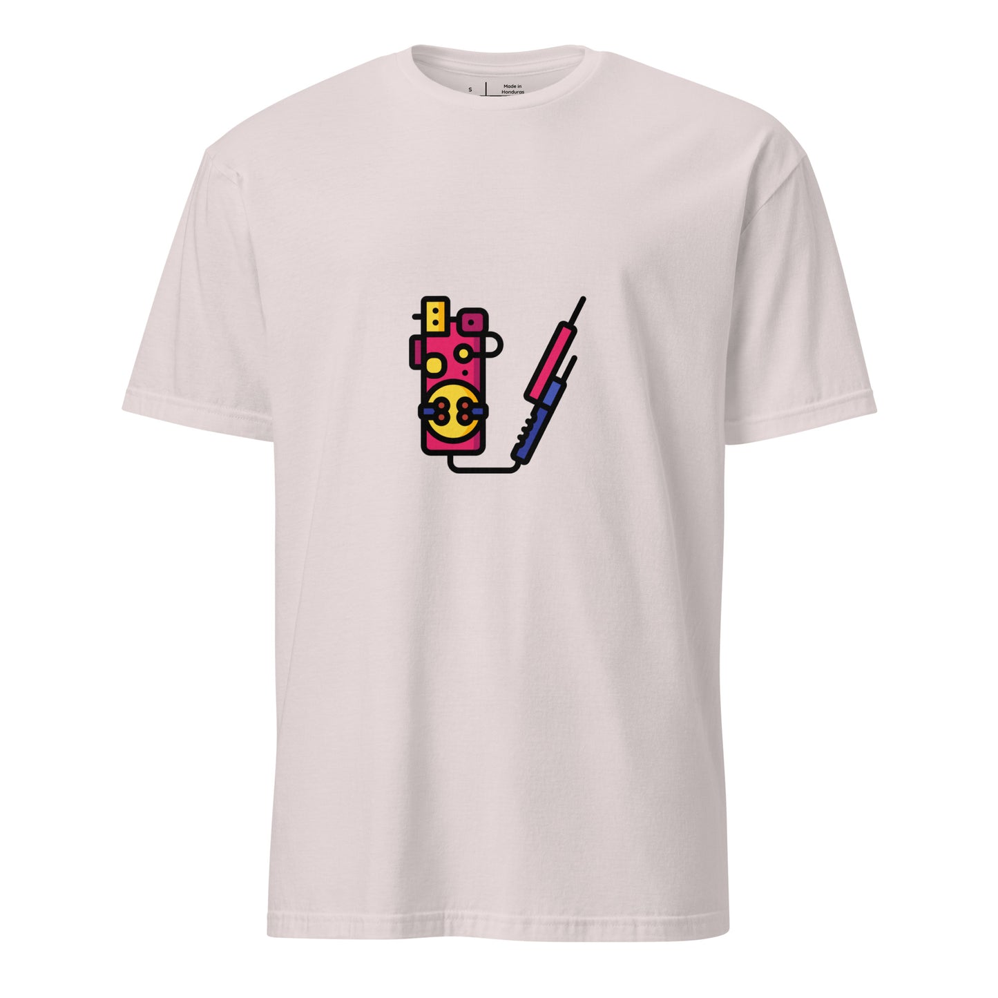 Proton Unit 2 - Futuristic Sci-Fi Gadget - Short-Sleeve Unisex T-Shirt - Graphic Tee - Ice Grey - Front