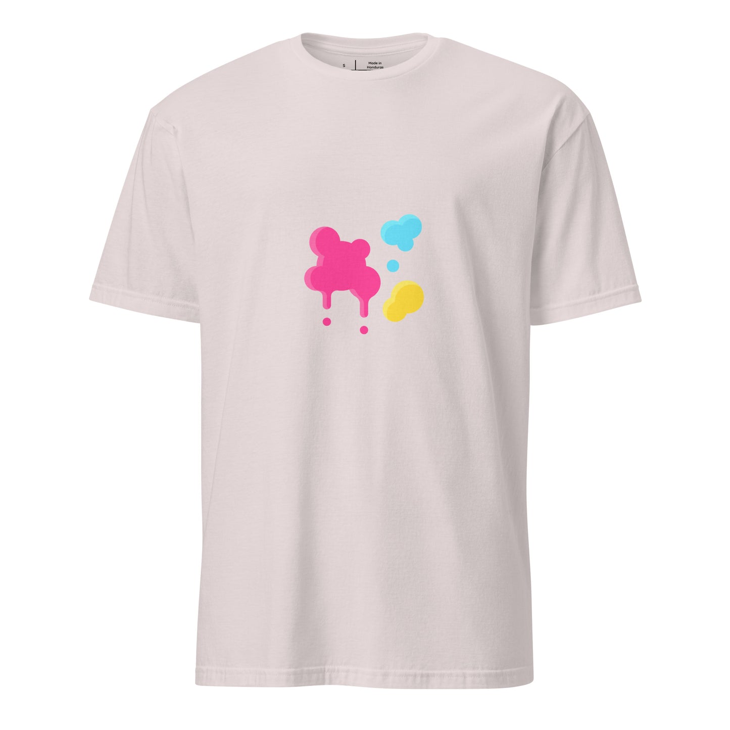 Splat - Urban Paint Splash - Short-Sleeve Unisex T-Shirt - Graphic Tee - Ice Grey - Front