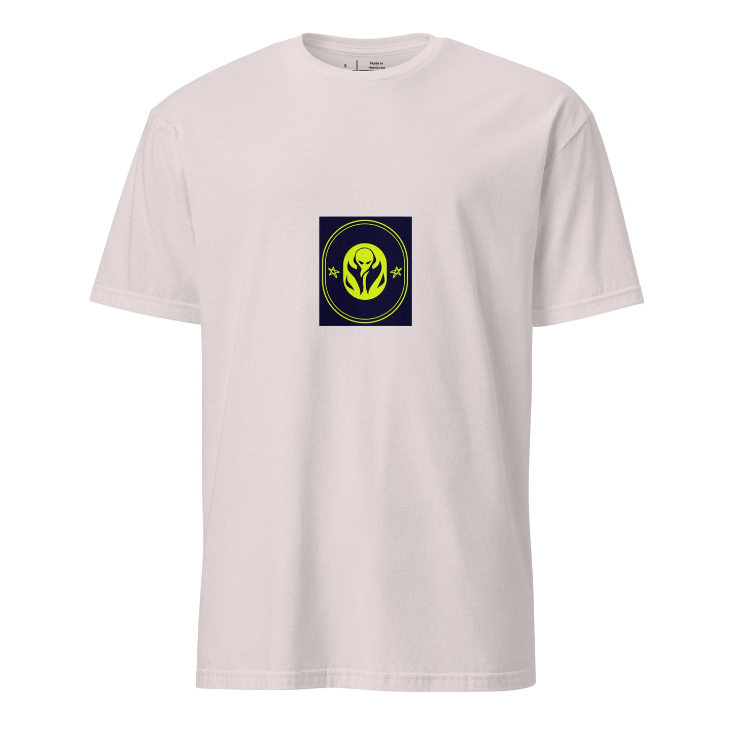 Cosmic logo - Mystical Alien Emblem - Short-Sleeve Unisex T-Shirt - Graphic Tee - Ice Grey - Front
