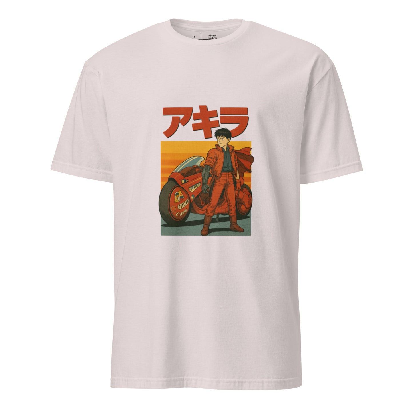 Neo-Tokyo Awaits – Retro Manga - Short-Sleeve Unisex T-Shirt - Graphic Tee - Ice Grey - Front
