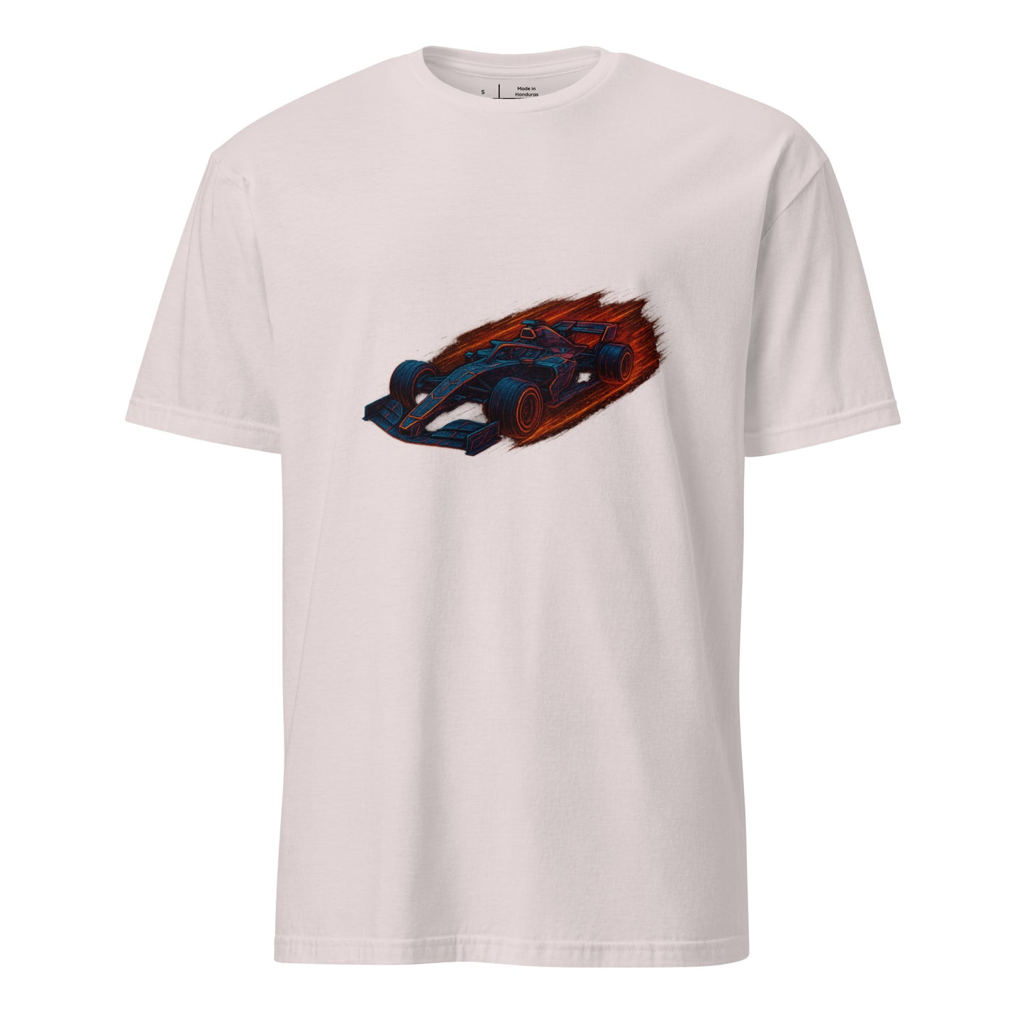 Cyber Formula Racer – The Future Of Speed - Short-Sleeve Unisex T-Shirt - Graphic Tee - Ice Grey - Front