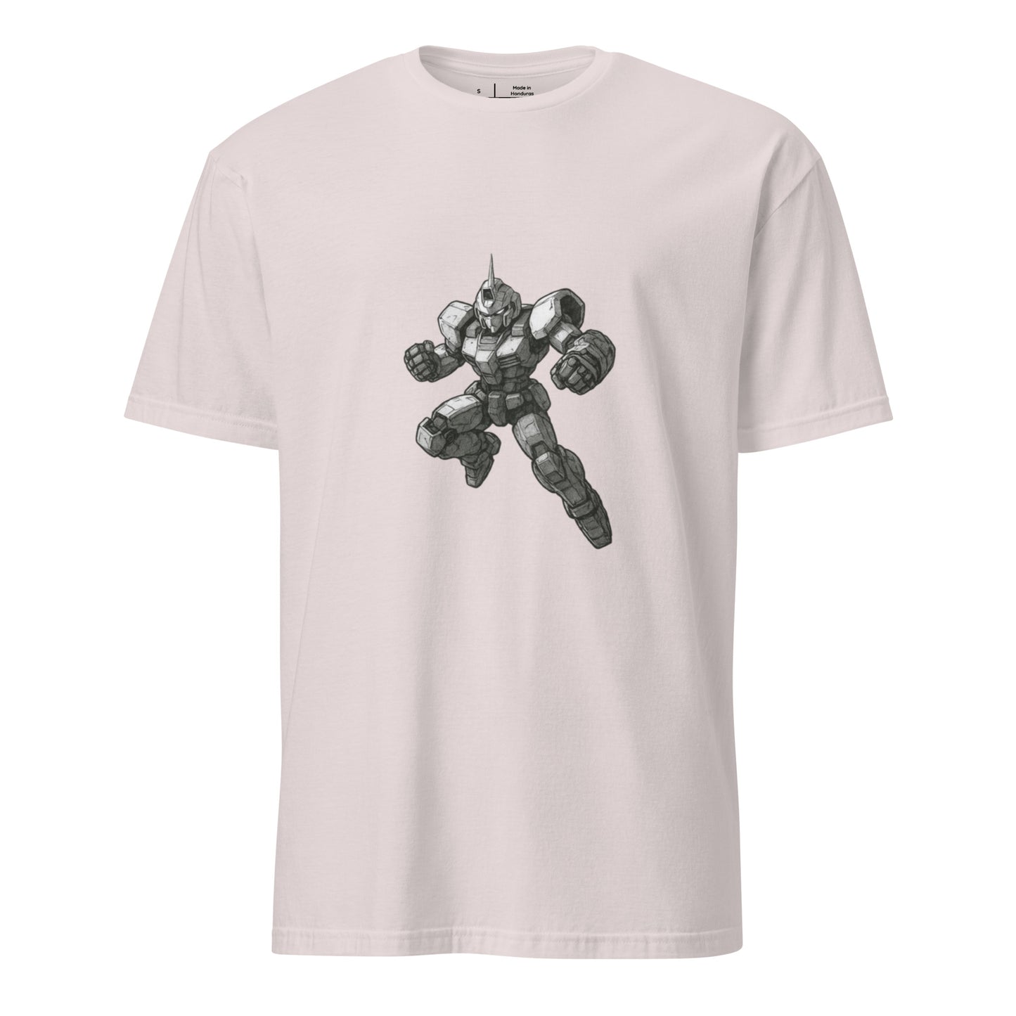 Vanguard Unit-09 - Mecha Warrior - Short-Sleeve Unisex T-Shirt - Graphic Tee - Ice Grey - Front