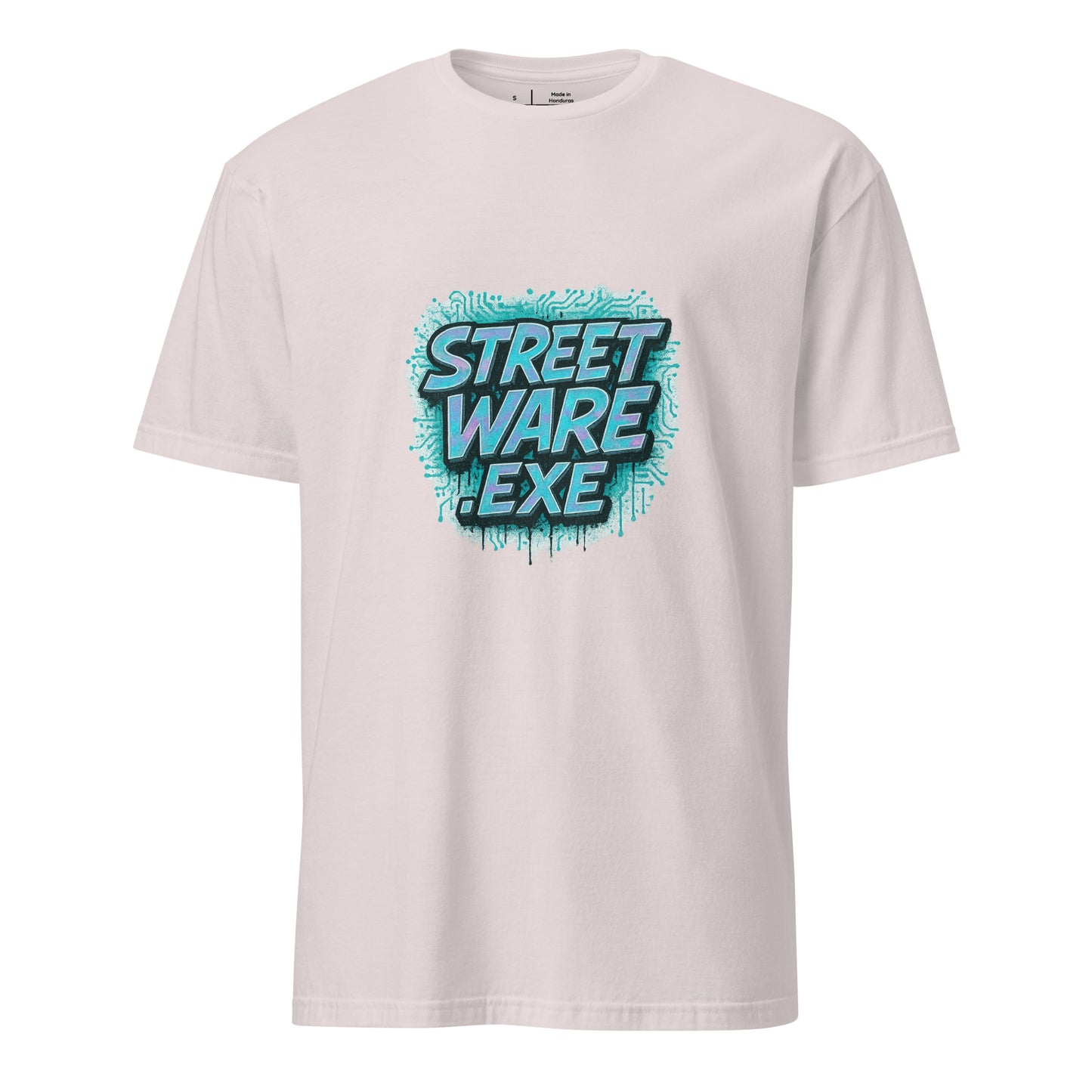 Streetware.exe - Digital Precision - Short-Sleeve Unisex T-Shirt - Graphic Tee - Ice Grey - Front