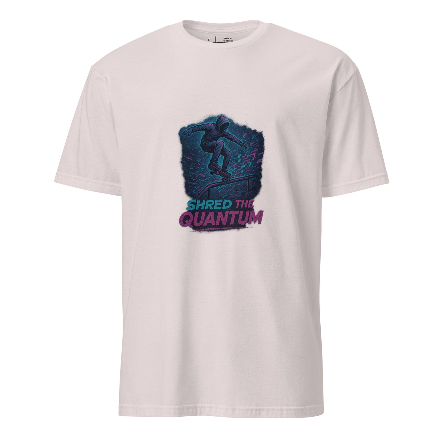 Quantum Shredder - Gleam The Cube - Short-Sleeve Unisex T-Shirt - Graphic Tee - Ice Grey - Front