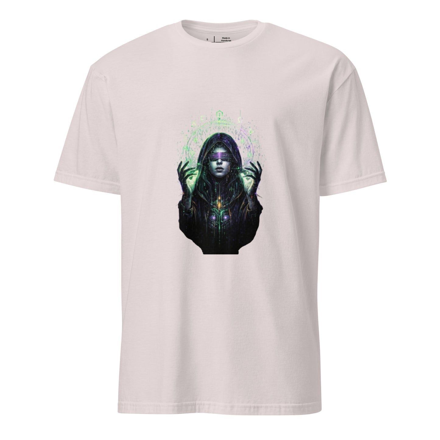 Cover Up Oracle: System Override - Short-Sleeve Unisex T-Shirt - Graphic Tee - Ice Grey - Front