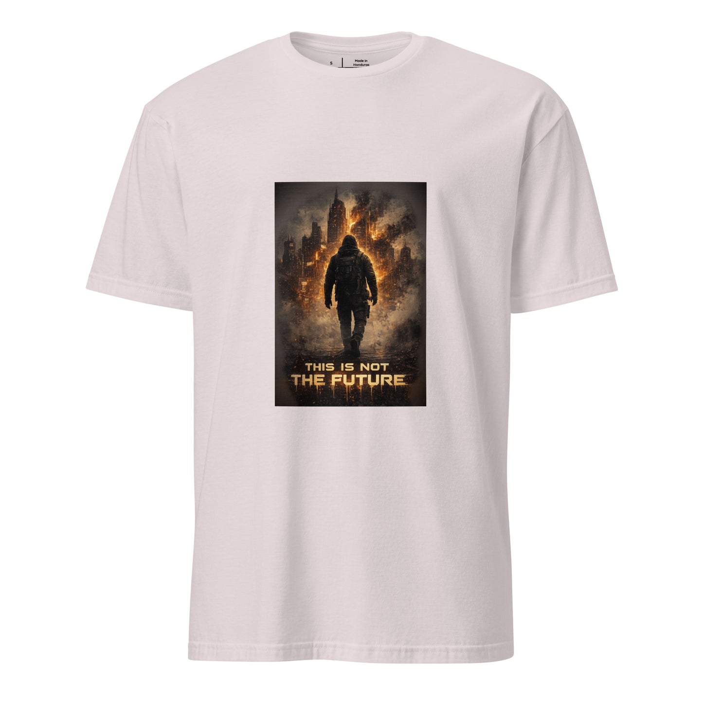 This Is Not The Future – Cinematic Sci-Fi - Short-Sleeve Unisex T-Shirt - Graphic Tee - Ice Grey - Front