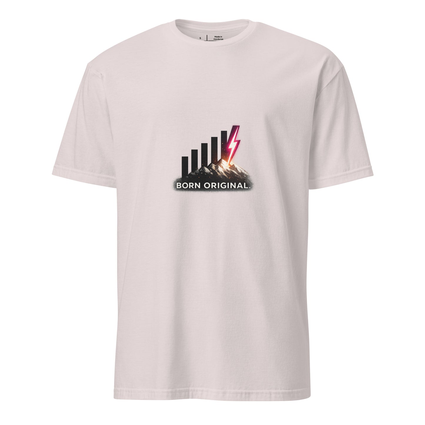 Born Original – Individuality - Short-Sleeve Unisex T-Shirt - Graphic Tee - Ice Grey - Front