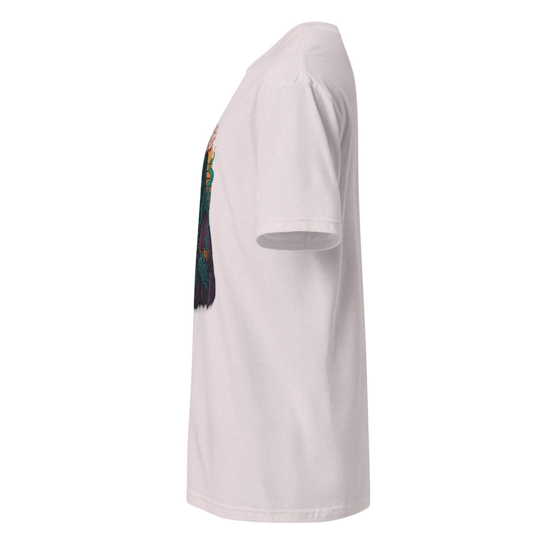 Peaceful Ancient - Timeless Calm - Short-Sleeve Unisex T-Shirt - Graphic Tee - Ice Grey - Left side