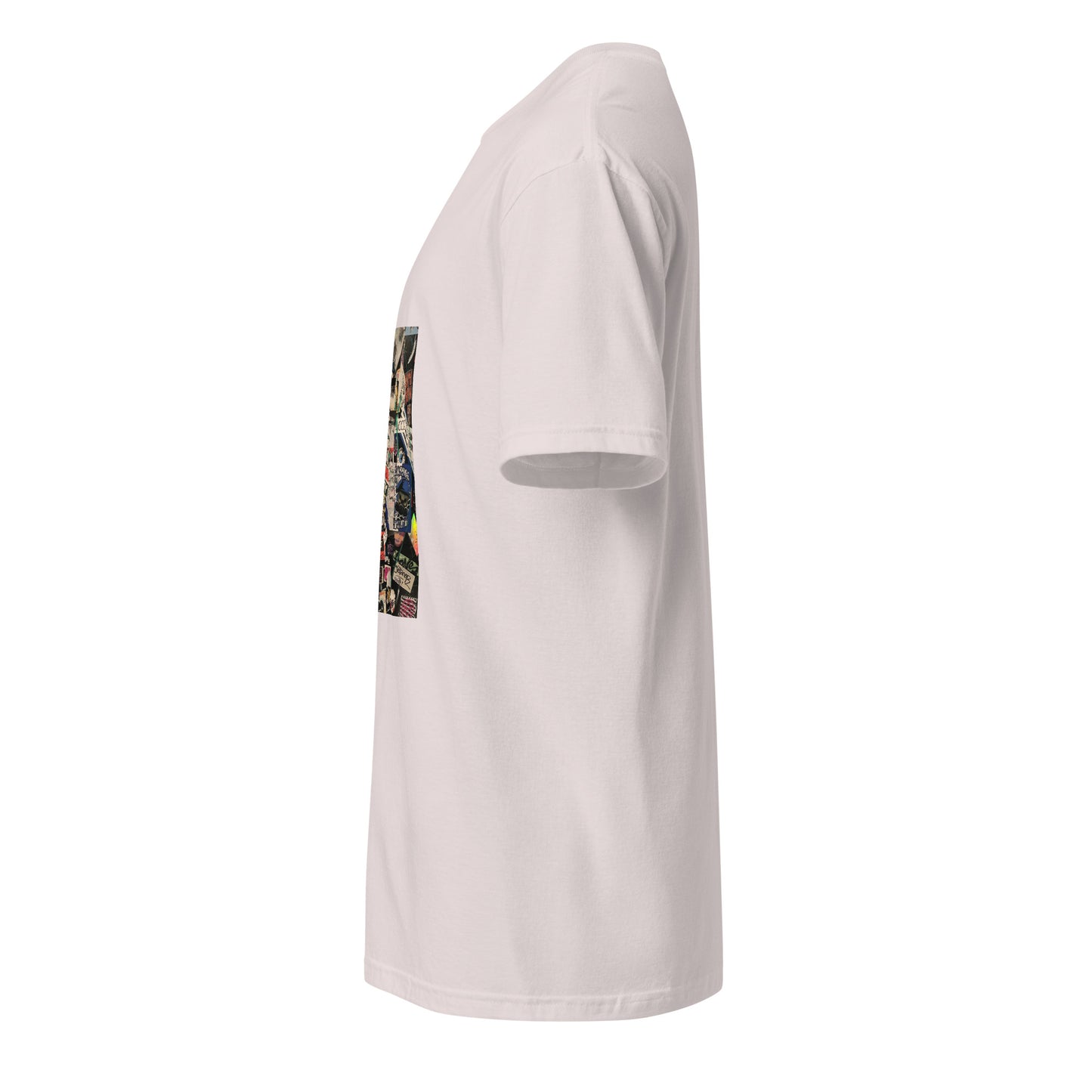 Graffiti - Street Art - Short-Sleeve Unisex T-Shirt - Graphic Tee - Ice Grey - Left side