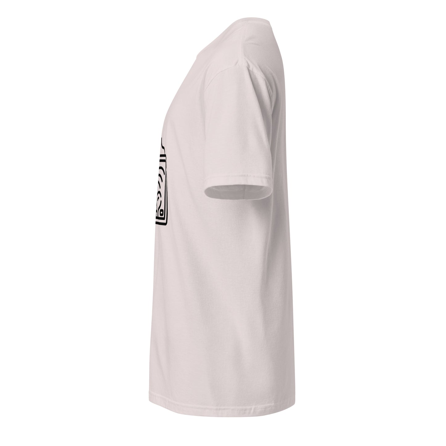 X-Ray - Line-Art X-Ray - Short-Sleeve Unisex T-Shirt - Graphic Tee - Ice Grey - Left side