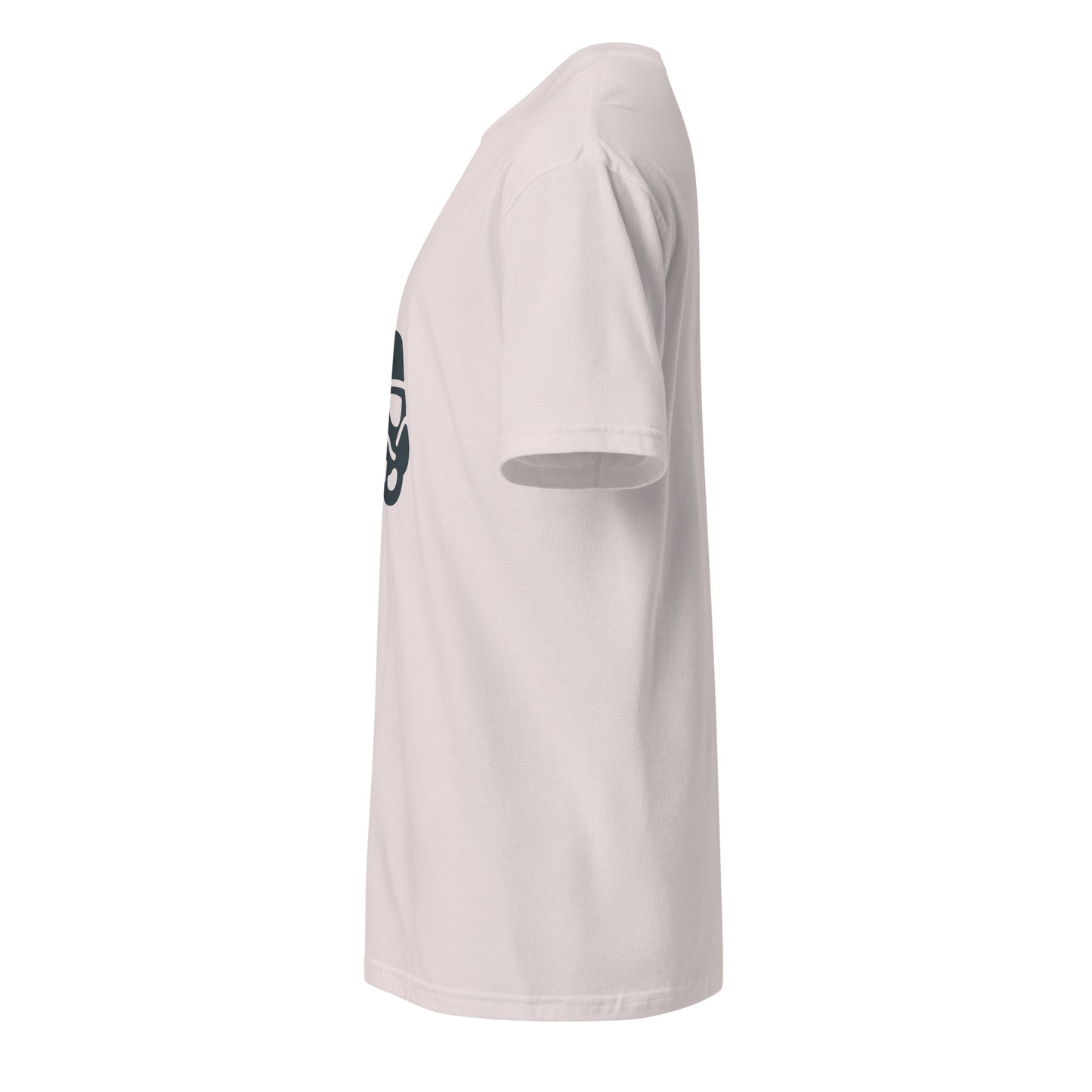 Trooper - Minimalist Galactic Grunt - Short-Sleeve Unisex T-Shirt - Graphic Tee - Ice Grey - Left side