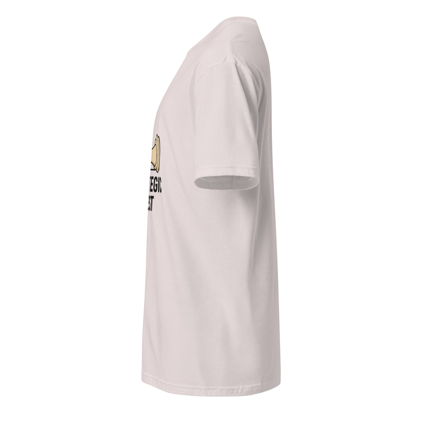 Strategic Rest – The Smart Way To Recharge - Short-Sleeve Unisex T-Shirt - Graphic Tee - Ice Grey - Left side