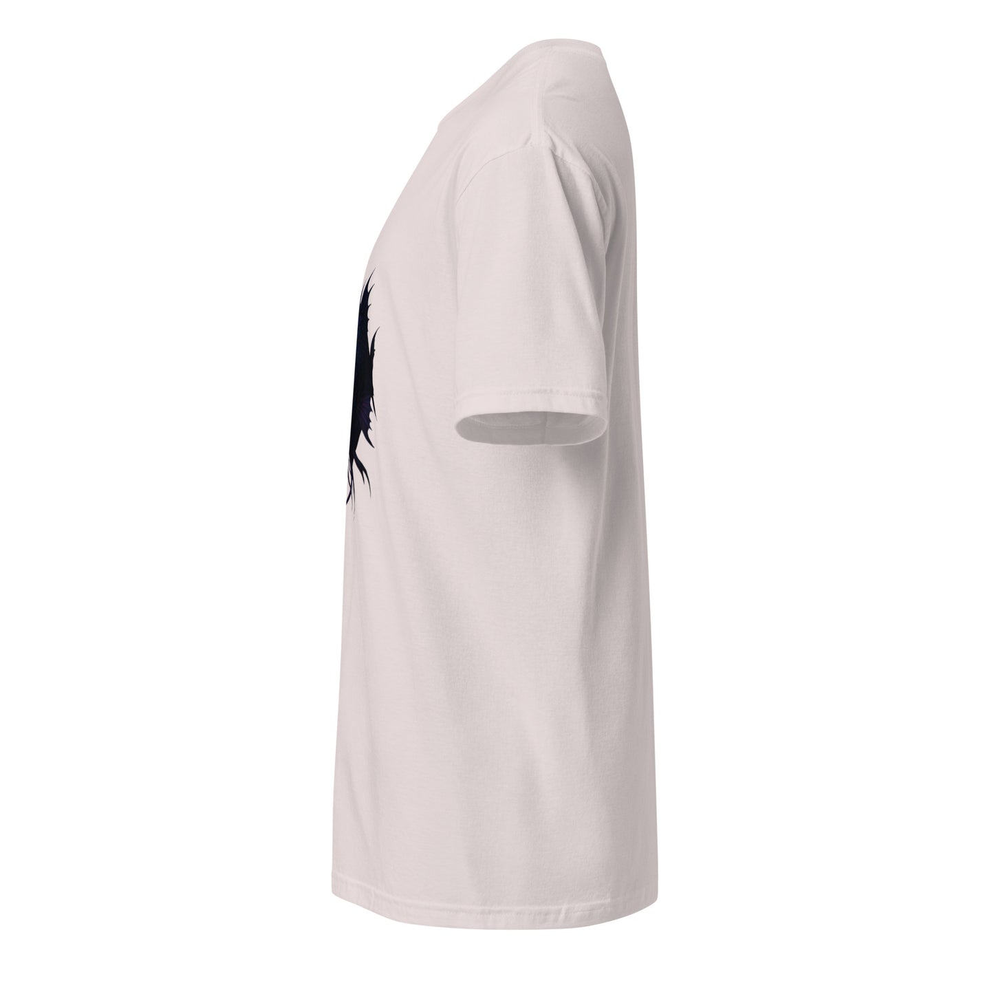 Cyber Angler Fish – Deep Sea Nightmare - Short-Sleeve Unisex T-Shirt - Graphic Tee - Ice Grey - Left side