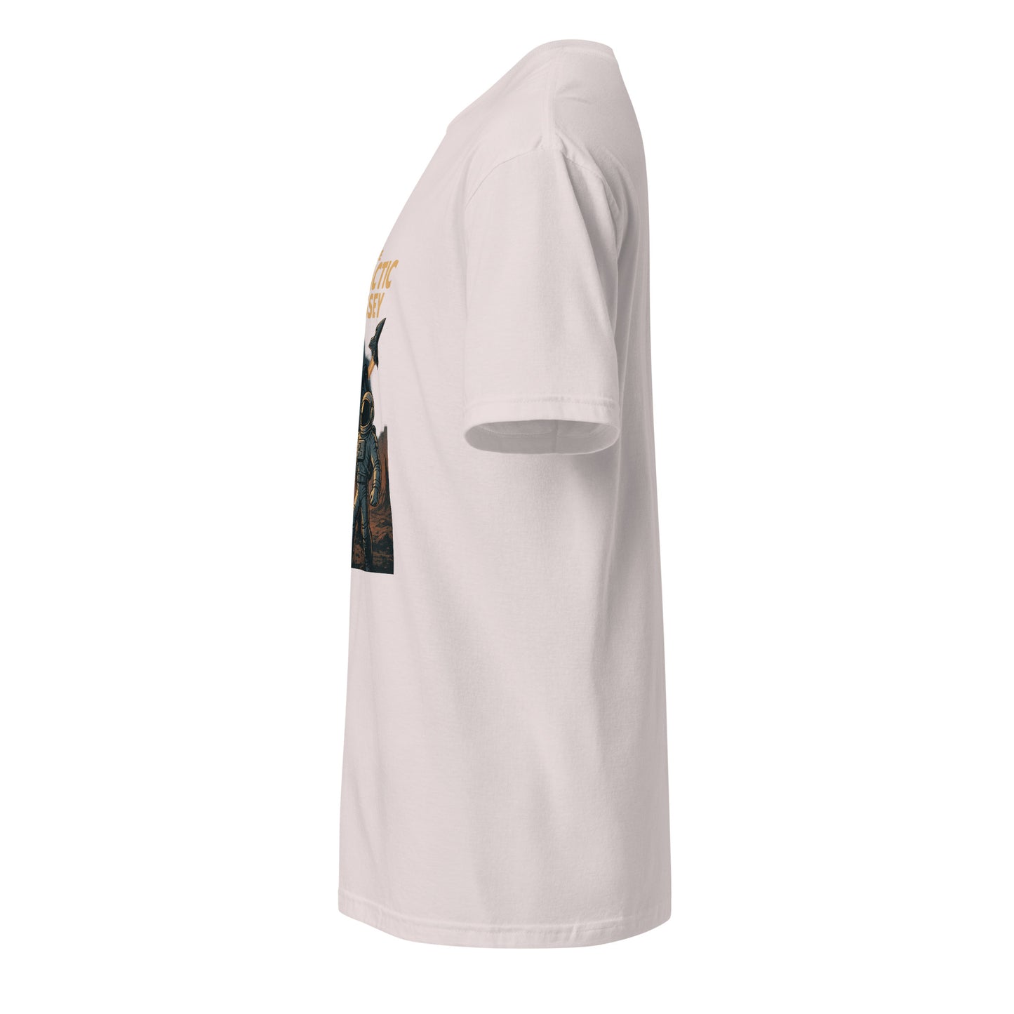 Galactic Odyssey - Sci-Fi Adventure - Short-Sleeve Unisex T-Shirt - Graphic Tee - Ice Grey - Left side