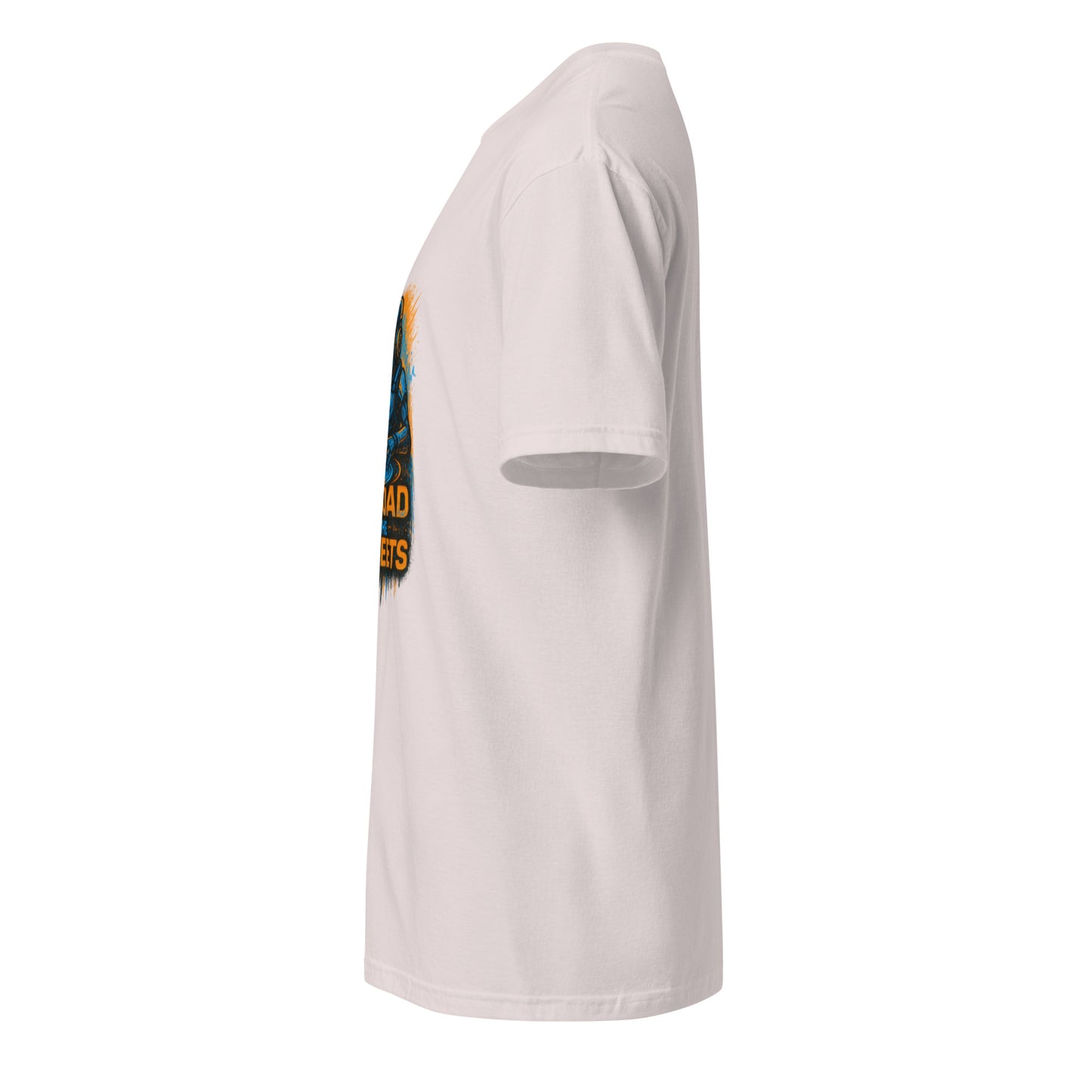 Upload the Streets - Urban Rave - Short-Sleeve Unisex T-Shirt - Graphic Tee - Ice Grey - Left side