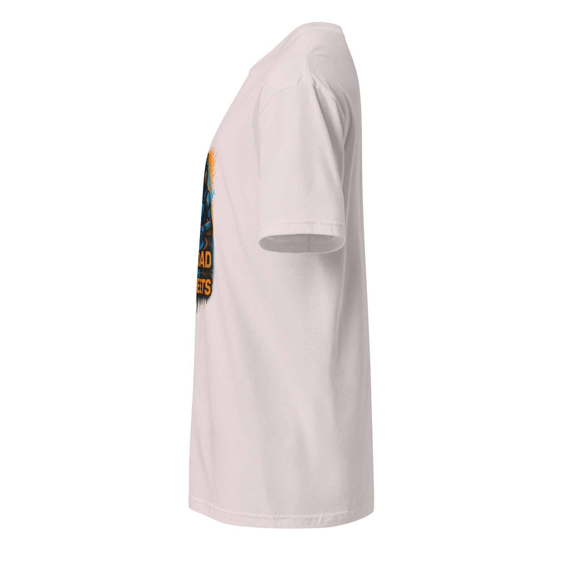 Upload the Streets - Urban Rave - Short-Sleeve Unisex T-Shirt - Graphic Tee - Ice Grey - Left side