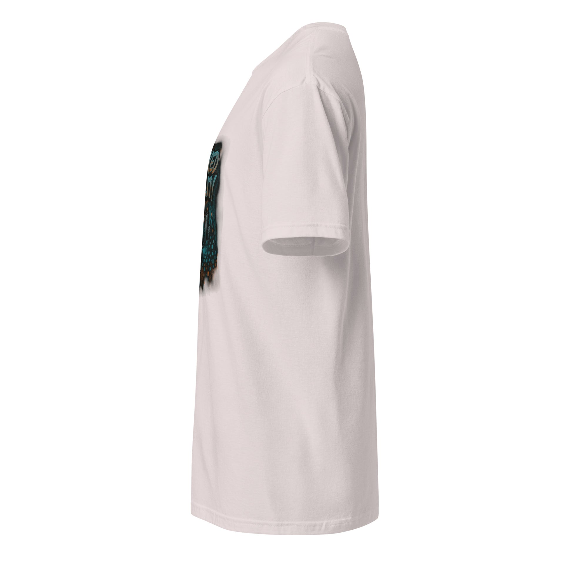 Hacked Reality - Creative Resistance - Short-Sleeve Unisex T-Shirt - Graphic Tee - Ice Grey - Left side