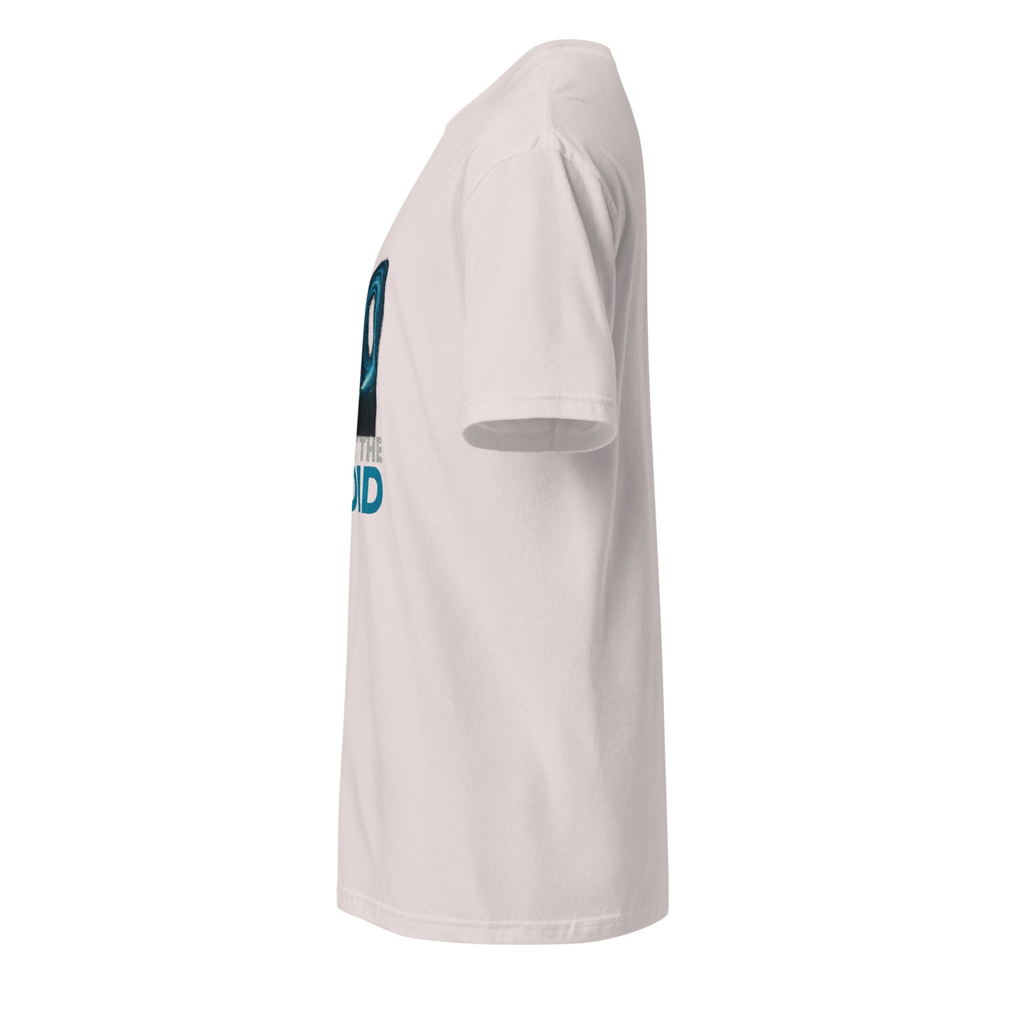 Void Graffiti Specialist - Cosmic Art - Short-Sleeve Unisex T-Shirt - Graphic Tee - Ice Grey - Left side