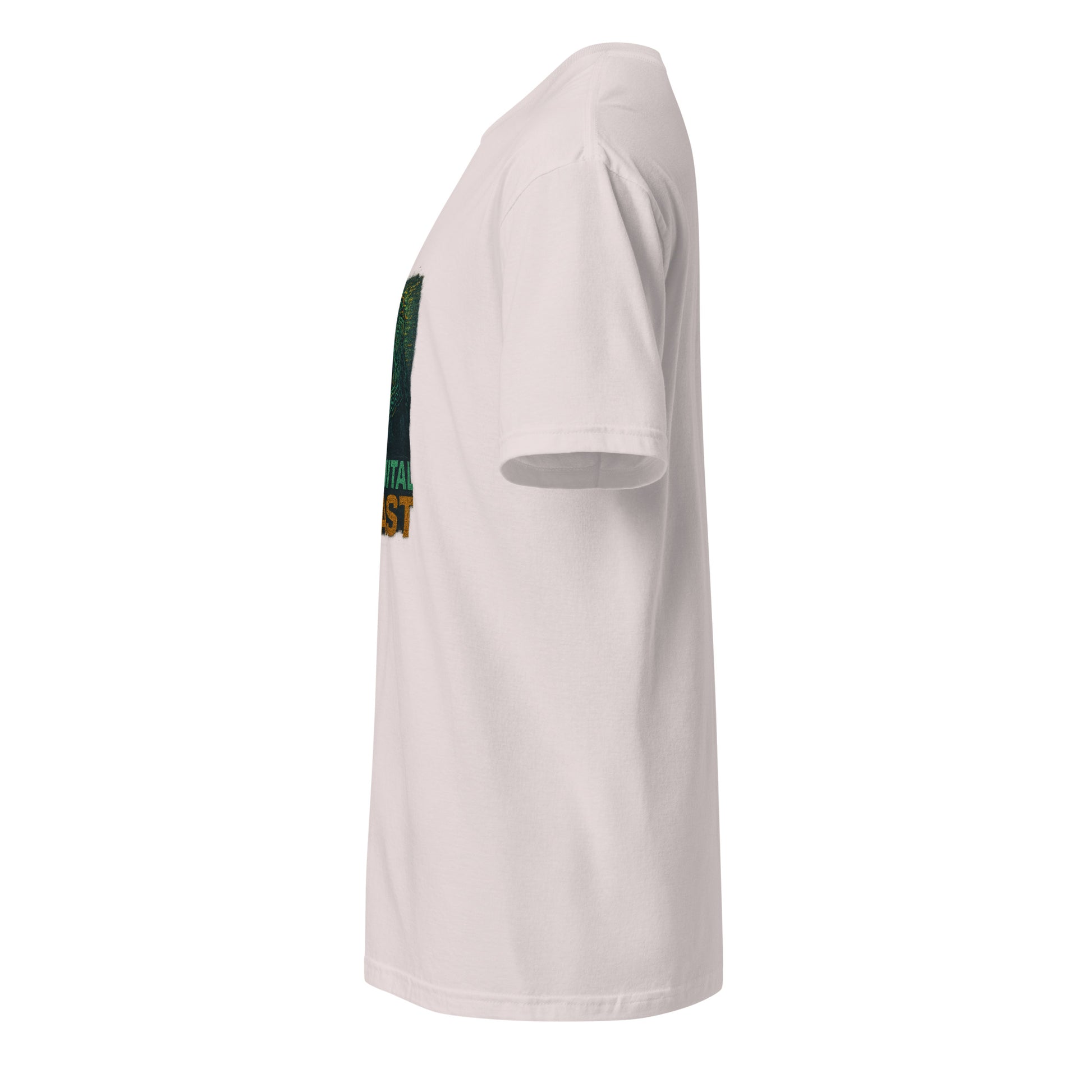 The Circuital Beast - Digital Power - Short-Sleeve Unisex T-Shirt - Graphic Tee - Ice Grey - Left side