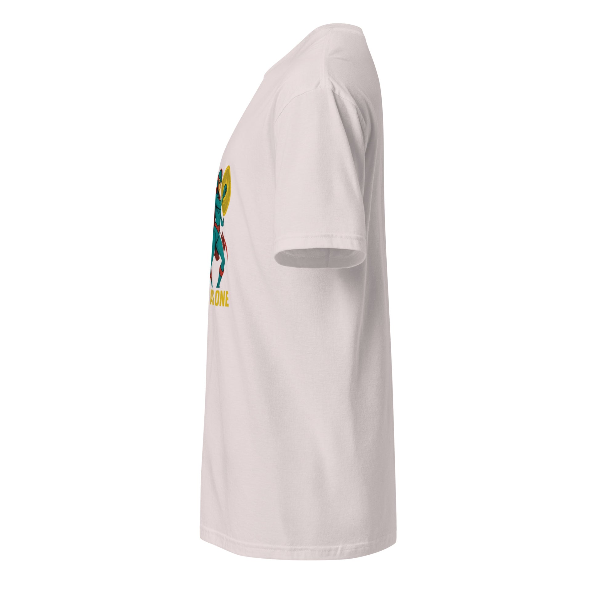 Starpulse Vanguard Twins – “Pulse as One.” - Short-Sleeve Unisex T-Shirt - Graphic Tee - Ice Grey - Left side