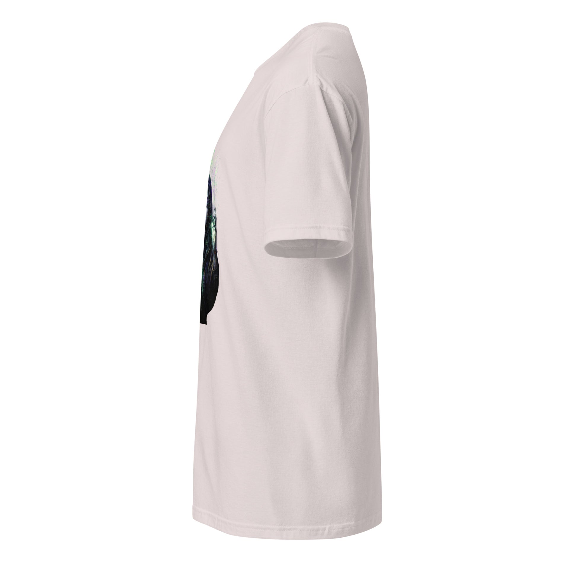 Cover Up Oracle: System Override - Short-Sleeve Unisex T-Shirt - Graphic Tee - Ice Grey - Left side