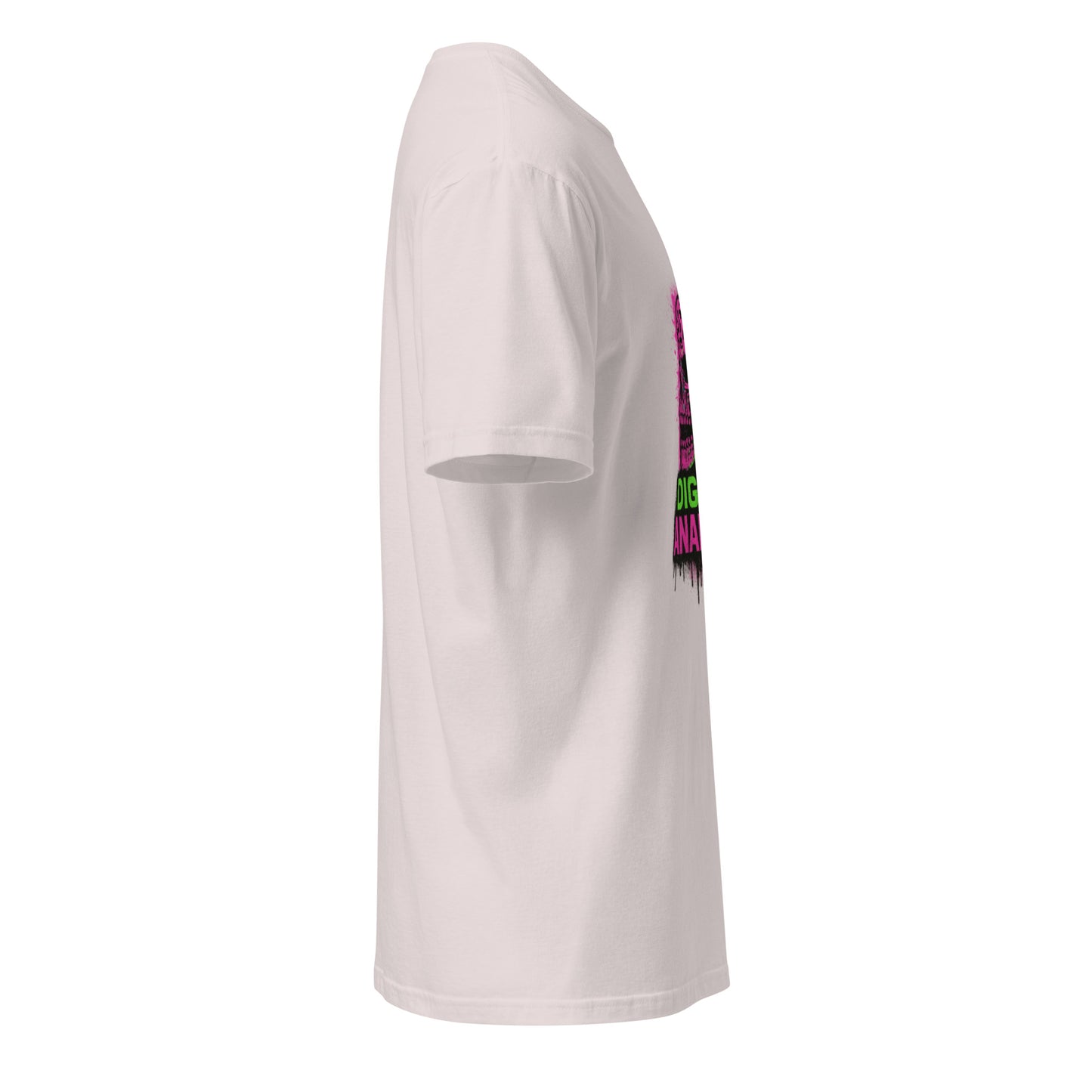 Digital Anarchy - Visual Rebellion - Short-Sleeve Unisex T-Shirt - Graphic Tee - Ice Grey - Right side