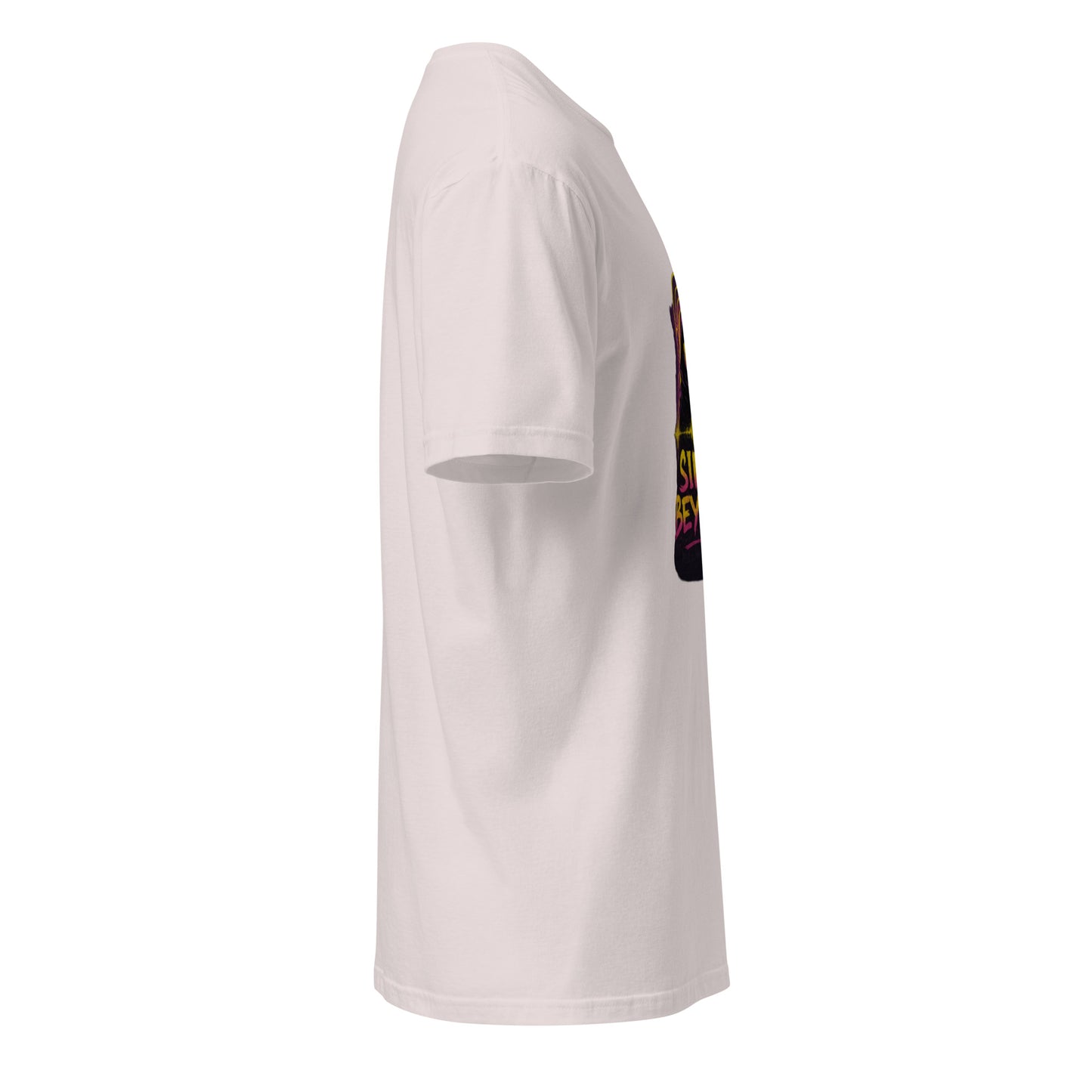 Outernet Choir Phantom - Soundwave Halo - Short-Sleeve Unisex T-Shirt - Graphic Tee - Ice Grey - Right side