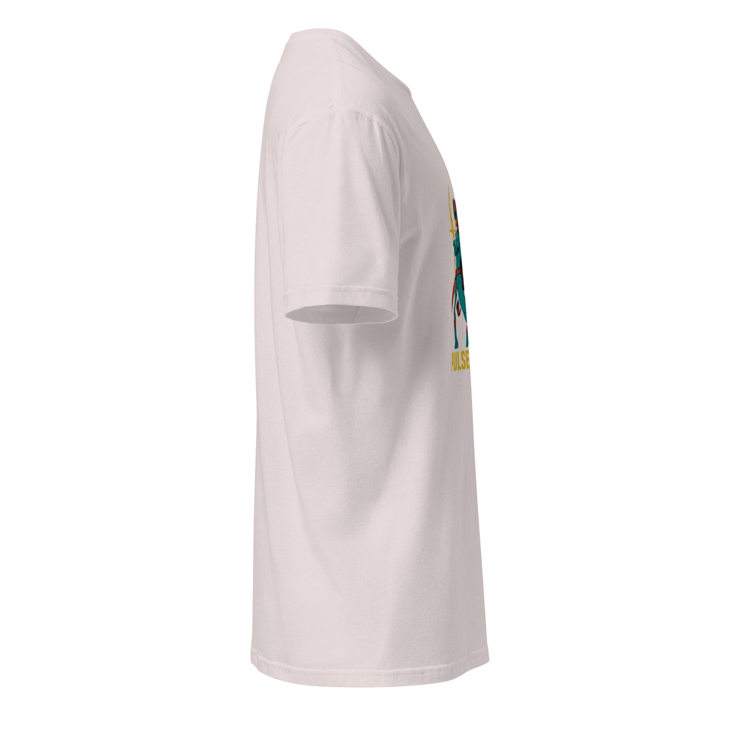 Starpulse Vanguard Twins – “Pulse as One.” - Short-Sleeve Unisex T-Shirt - Graphic Tee - Ice Grey - Right side