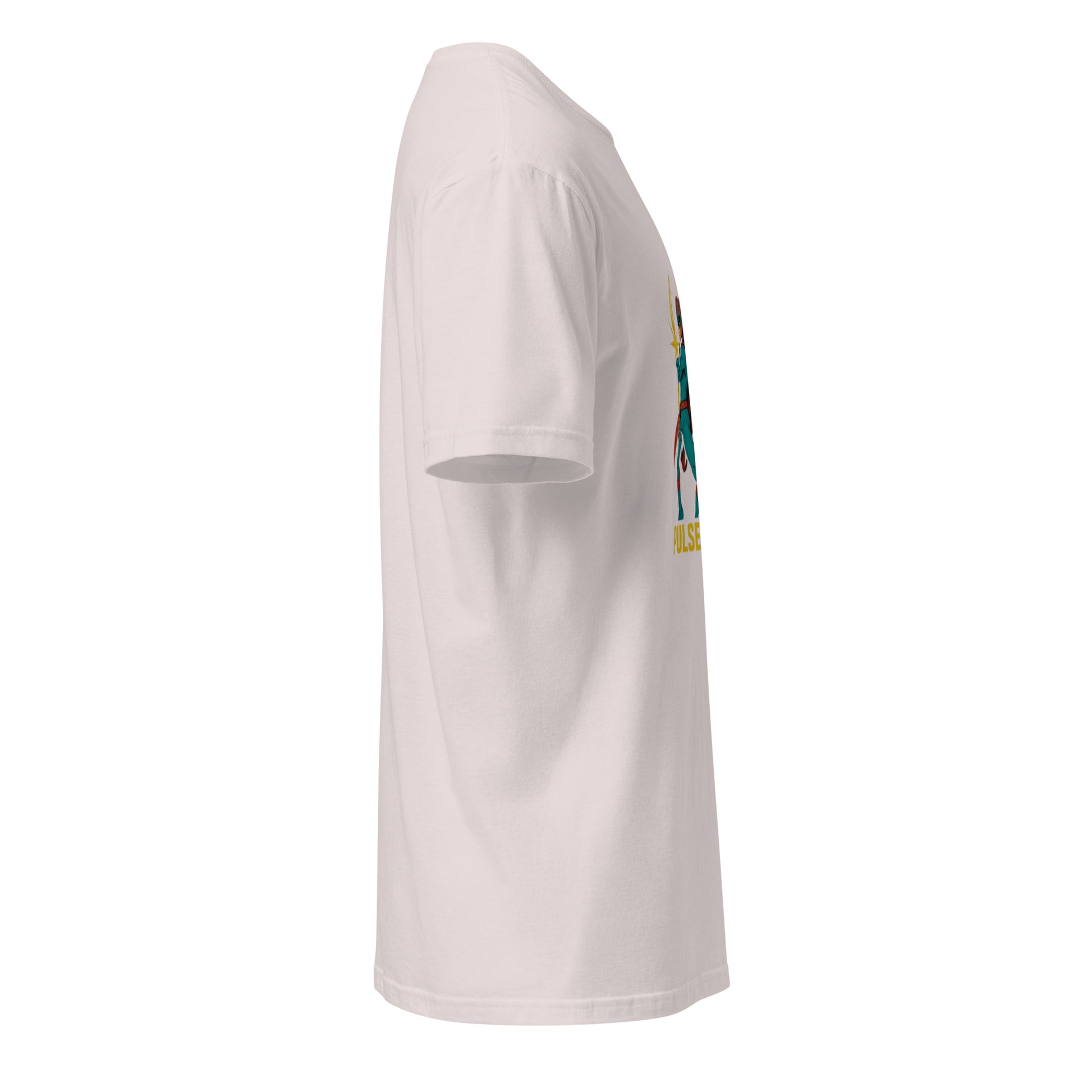 Starpulse Vanguard Twins – “Pulse as One.” - Short-Sleeve Unisex T-Shirt - Graphic Tee - Ice Grey - Right side