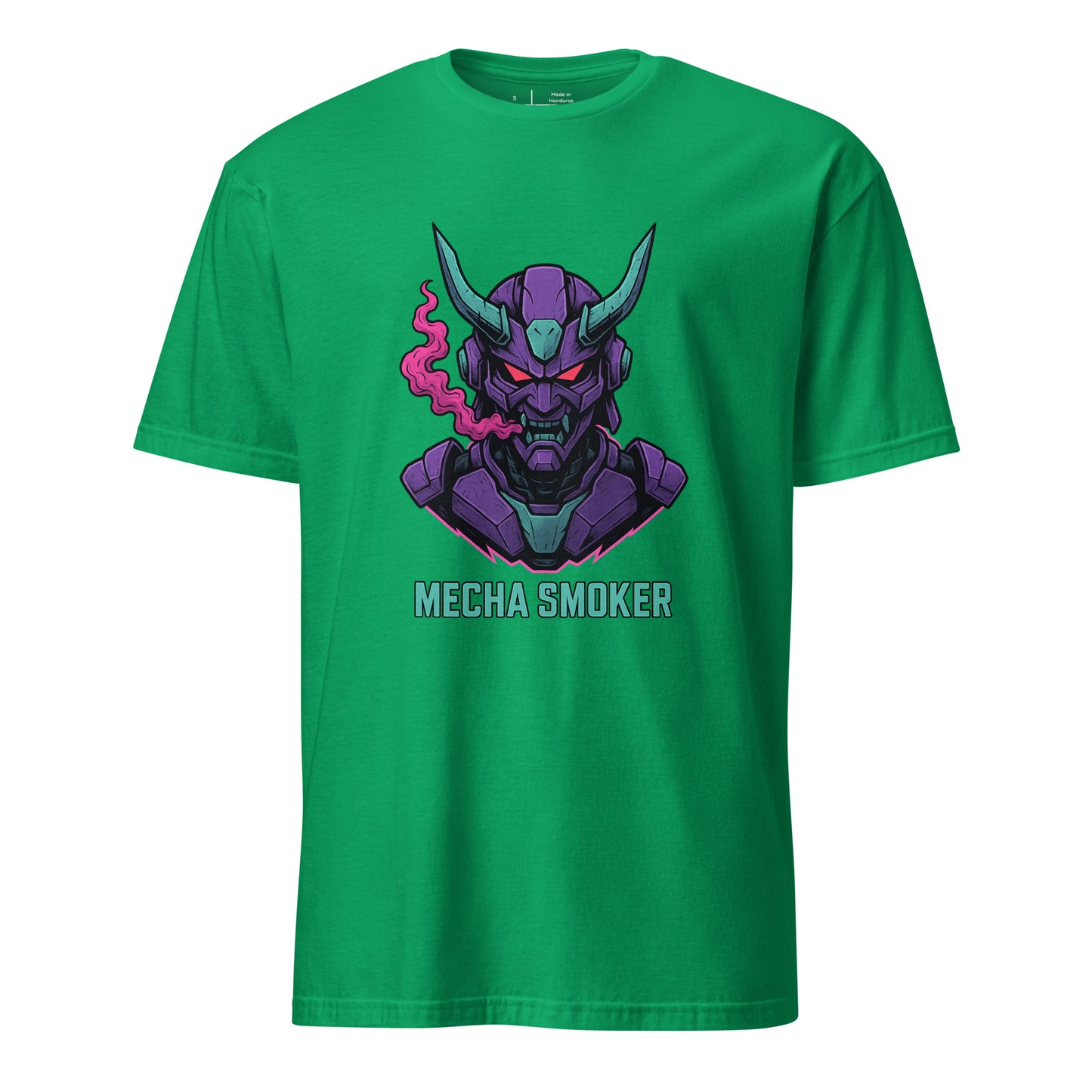 Mecha - Humanoid Mech - Short-Sleeve Unisex T-Shirt - Graphic Tee - Irish Green - Front