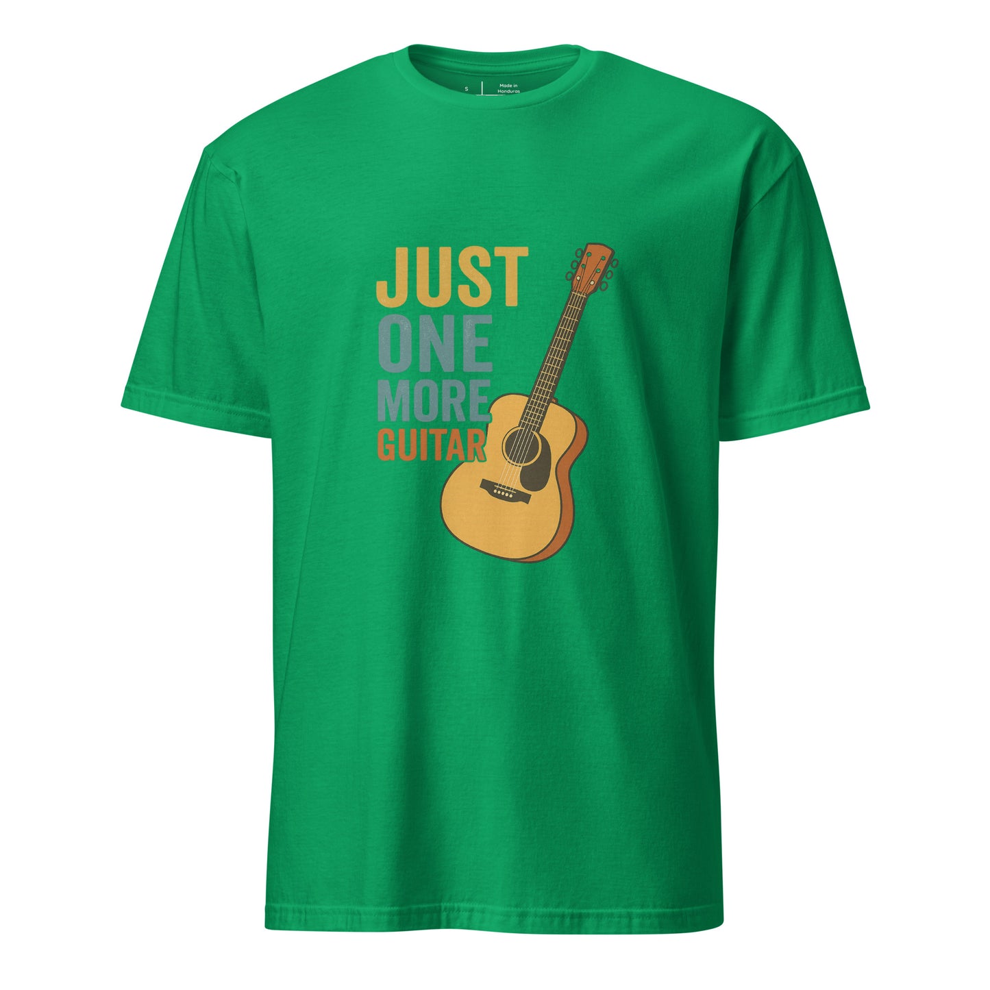 One More - Guitarist - Short-Sleeve Unisex T-Shirt - Graphic Tee - Irish Green - Front