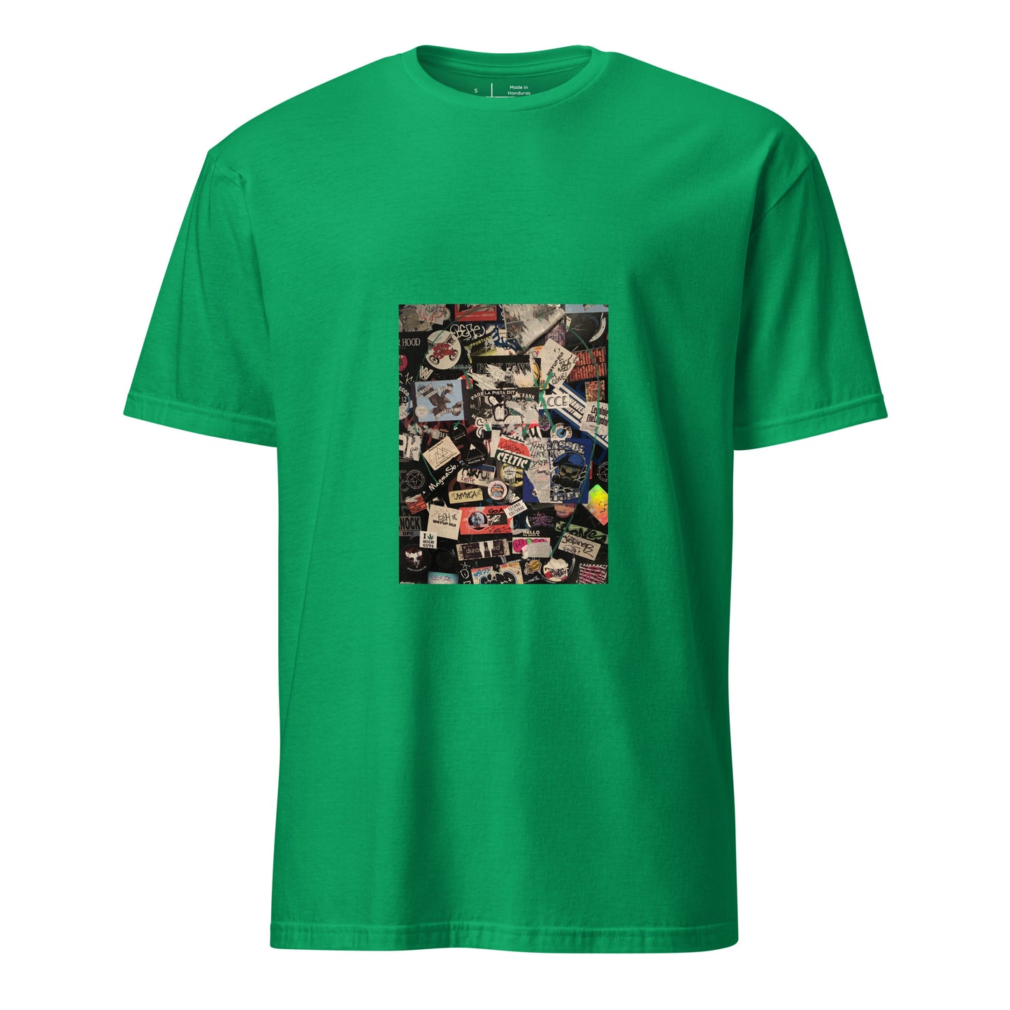 Graffiti - Street Art - Short-Sleeve Unisex T-Shirt - Graphic Tee - Irish Green - Front