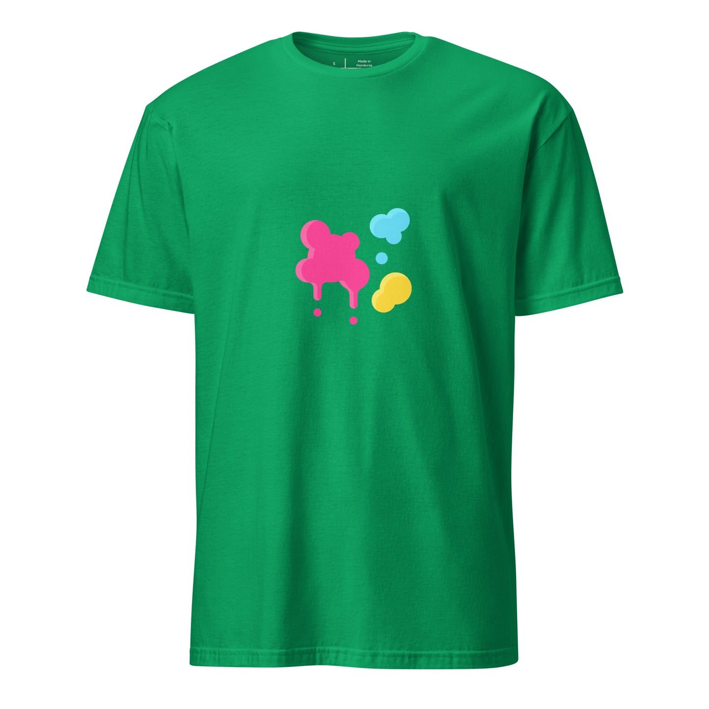Splat - Urban Paint Splash - Short-Sleeve Unisex T-Shirt - Graphic Tee - Irish Green - Front