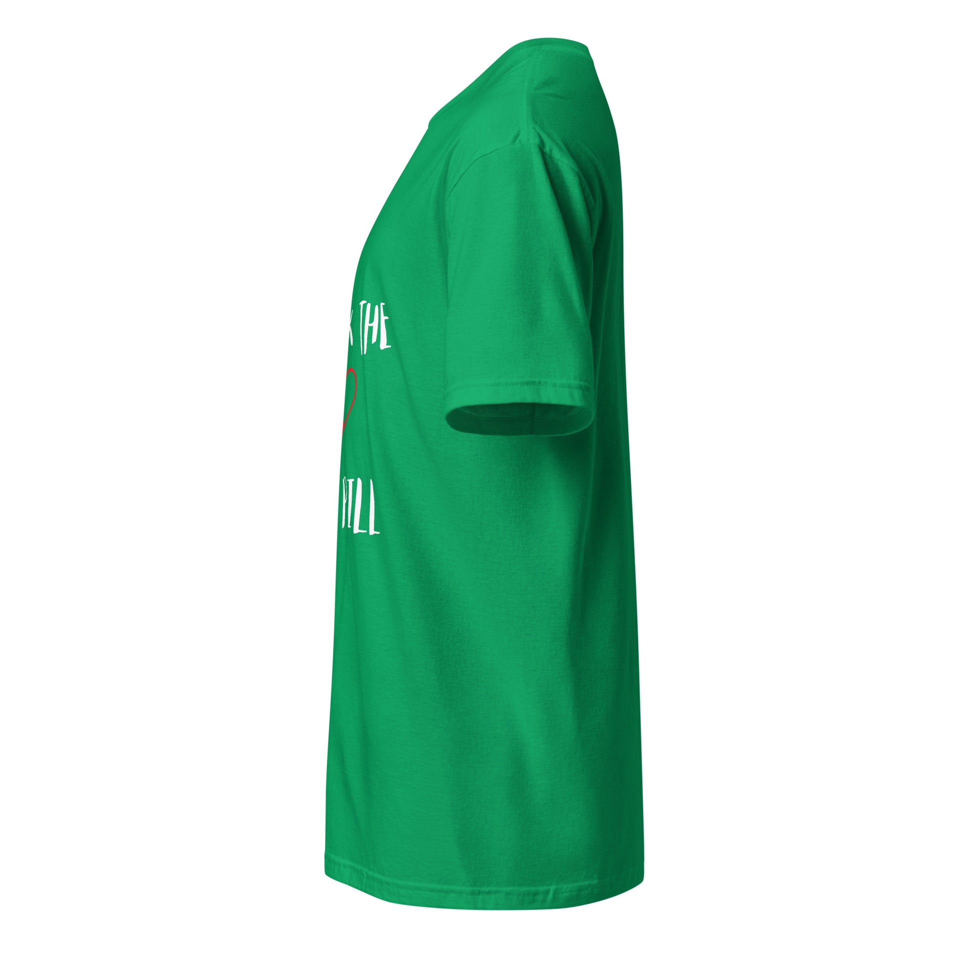 The Red Pill - Sci-Fi Tribute - Short-Sleeve Unisex T-Shirt - Graphic Tee - Irish Green - Left side