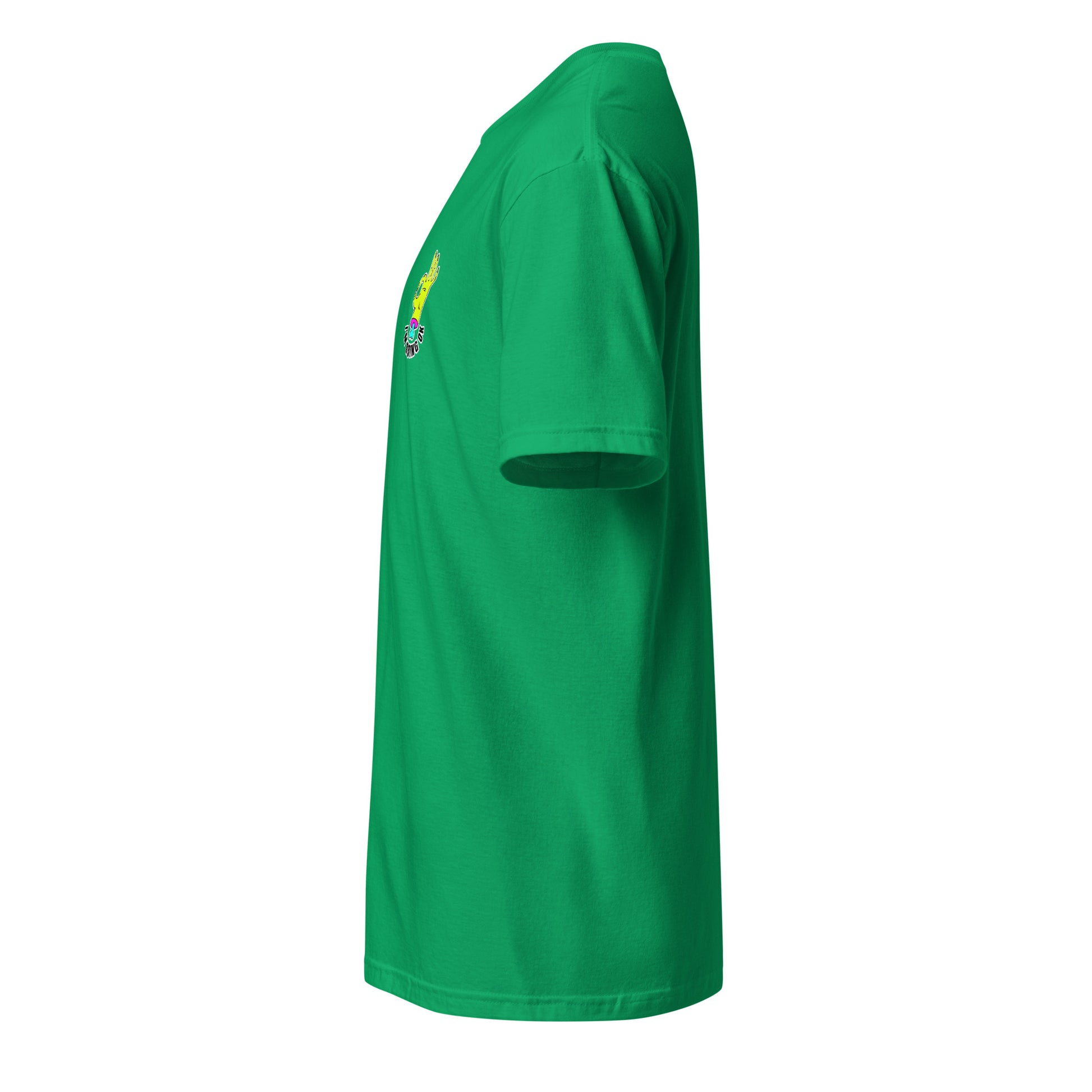 I'm OK - Zombie Hand - Short-Sleeve Unisex T-Shirt - Graphic Tee - Irish Green - Left side