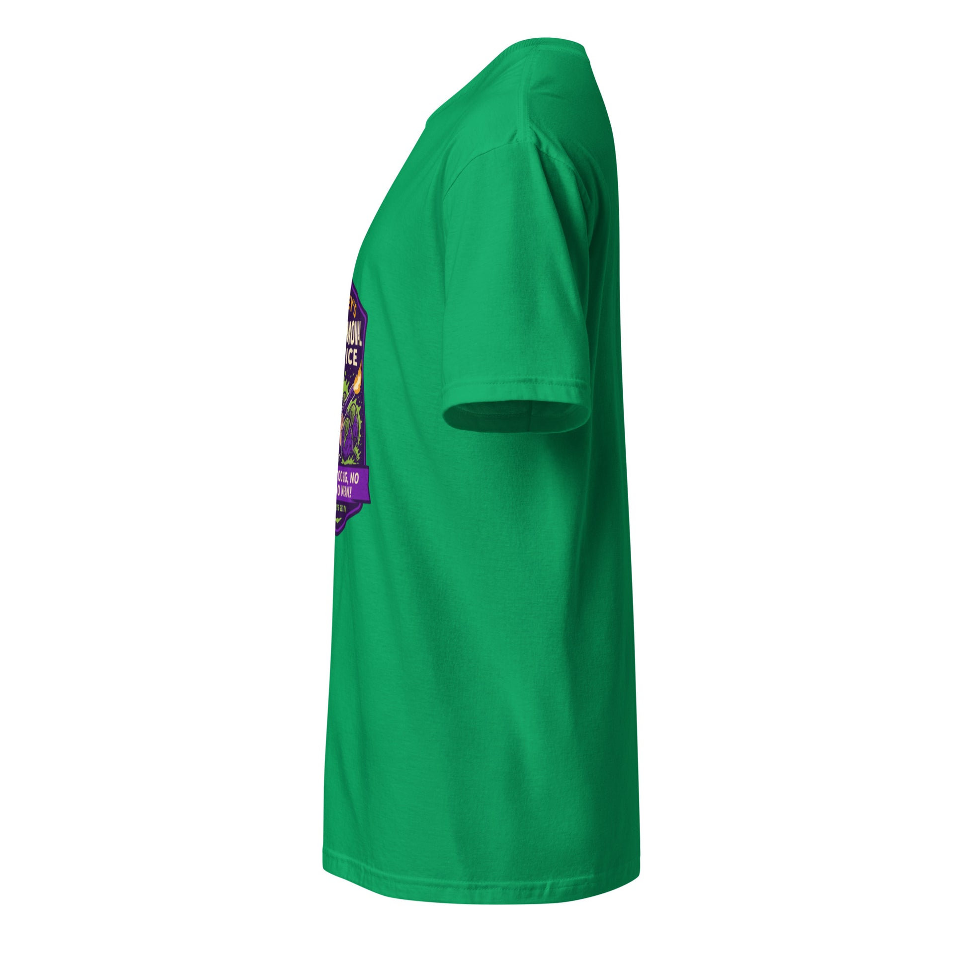 Ripley’s Bug Removal Service – Xenomorph Exterminator - Short-Sleeve Unisex T-Shirt - Graphic Tee - Irish Green - Left side