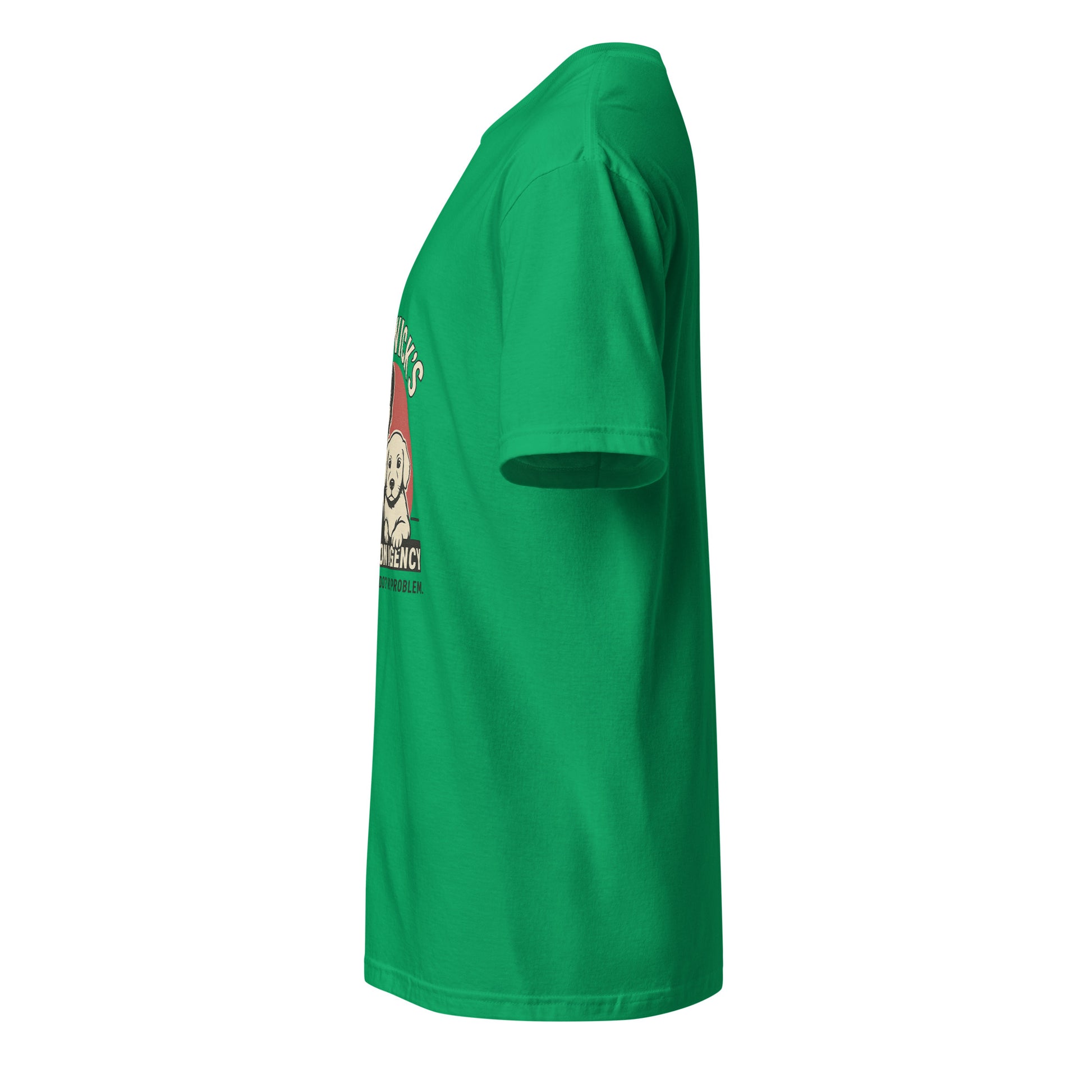 John Wick – Puppy Protection Agency - Film Fan - Short-Sleeve Unisex T-Shirt - Graphic Tee - Irish Green - Left side