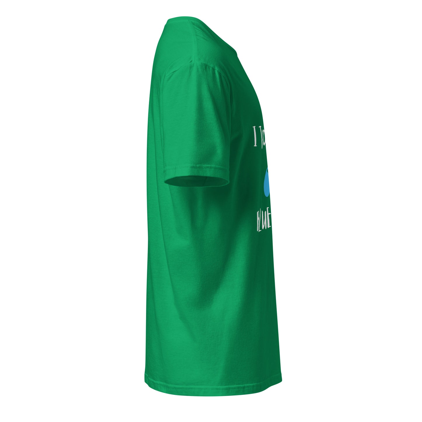 The Blue Pill - Sci-Fi Tribute - Short-Sleeve Unisex T-Shirt - Graphic Tee - Irish Green - Right side
