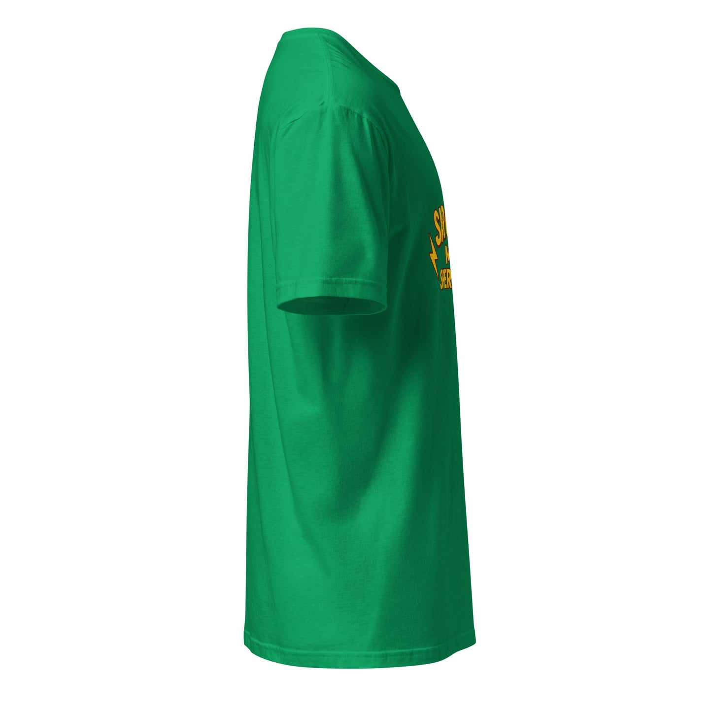 Sarcasm Is My Superpower - Whitty Humour - Short-Sleeve Unisex T-Shirt - Graphic Tee - Irish Green - Right side