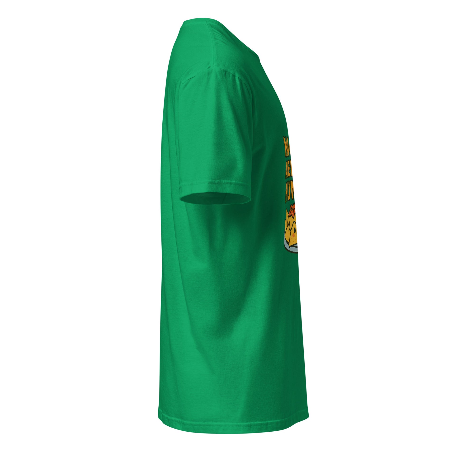 Nacho Average Human – Funny - Short-Sleeve Unisex T-Shirt - Graphic Tee - Irish Green - Right side