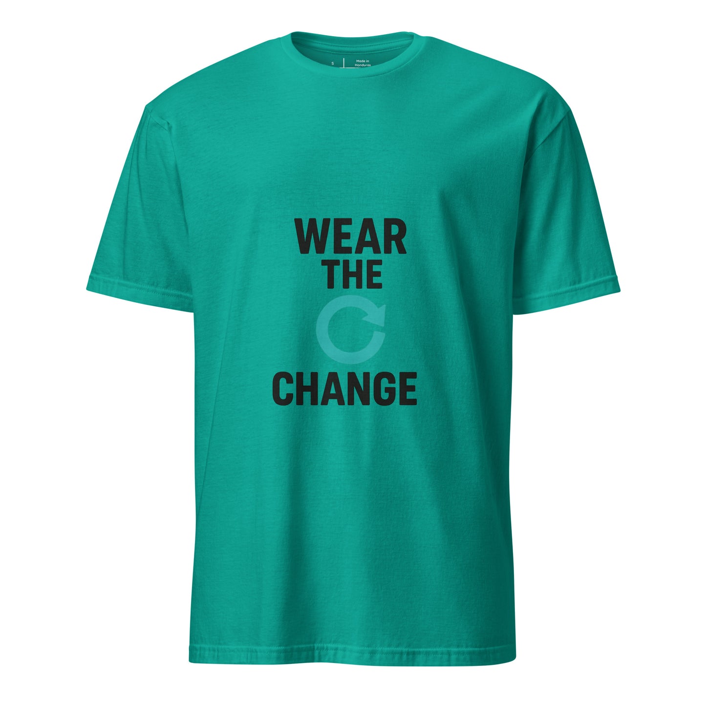 Wear The Change - Conscious Style - Short-Sleeve Unisex T-Shirt - Graphic Tee - Jade Dome - Front