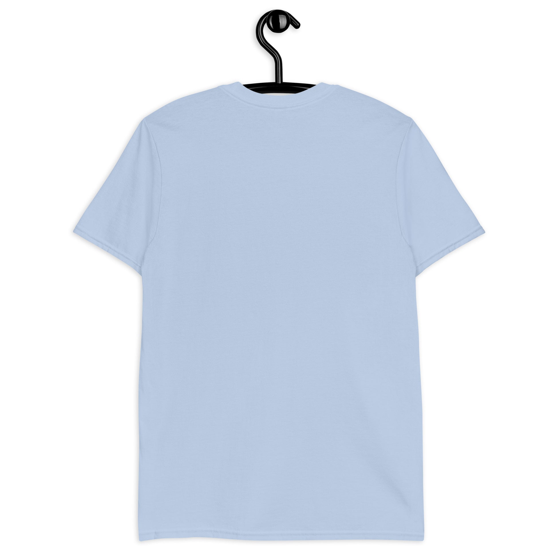 Digital Destroyer - Skeleton Bandwidth Battle - Short-Sleeve Unisex T-Shirt - Graphic Tee - Light Blue - Back