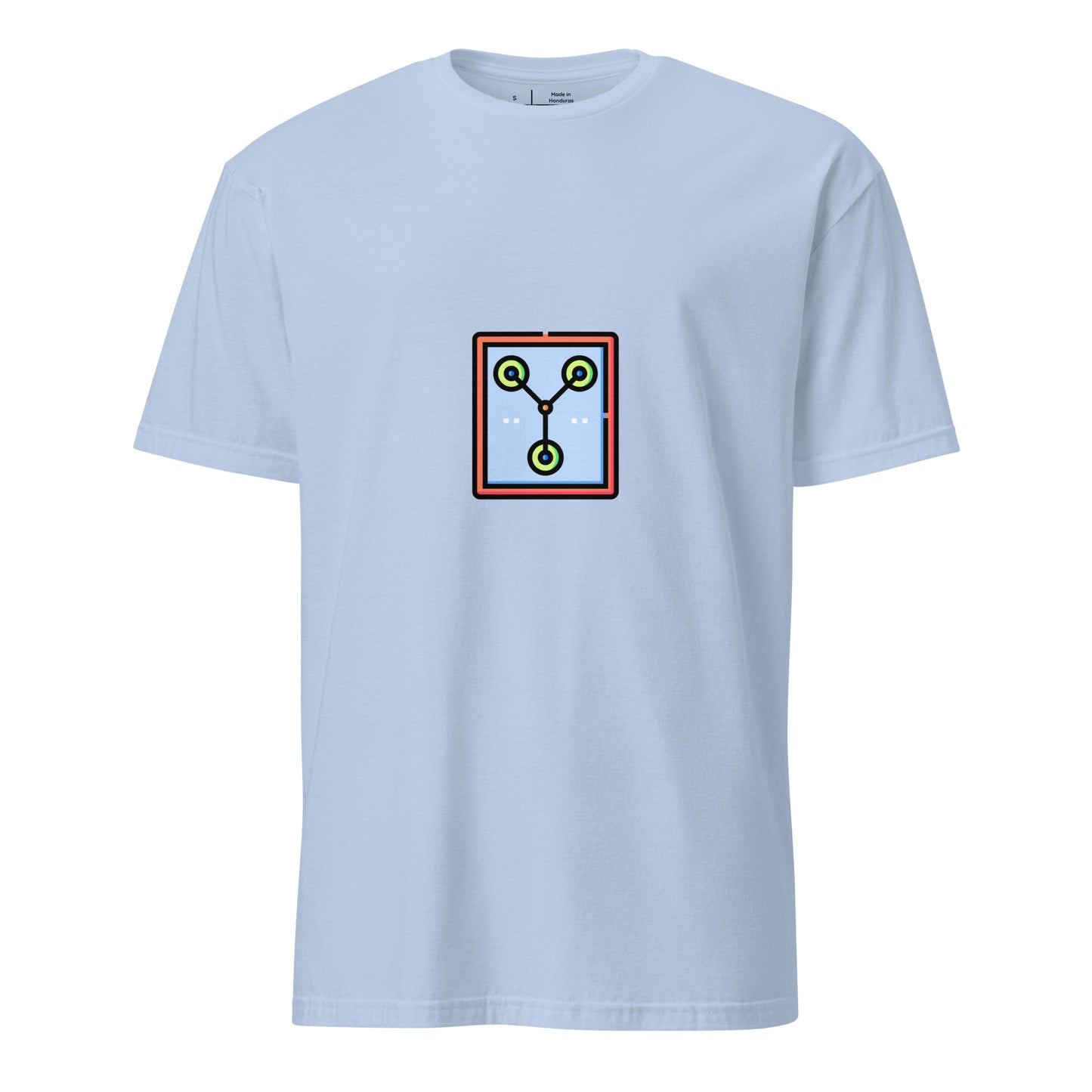 Flux - Great Scott! - Short-Sleeve Unisex T-Shirt - Graphic Tee - Light Blue - Front