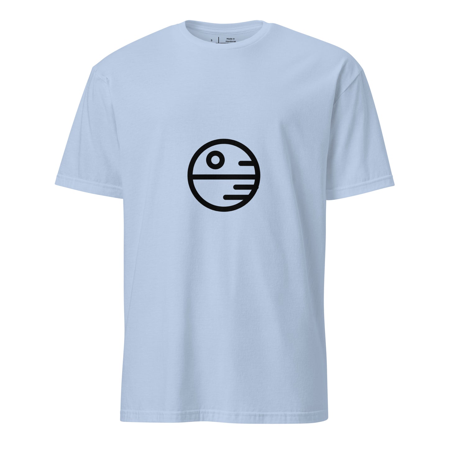 D-Star - "Galactic Station" - Short-Sleeve Unisex T-Shirt - Graphic Tee - Light Blue - Front